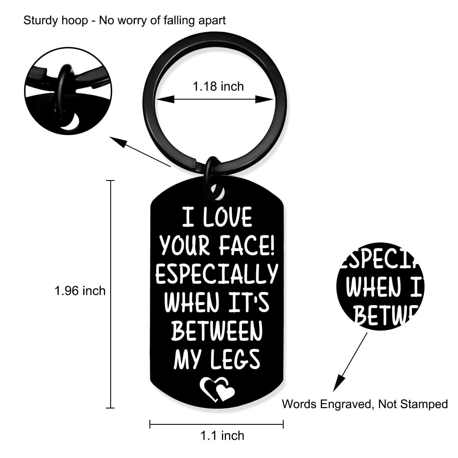 Coolvy Valentines Day Gifts for Him Drive Safe Keychains for Boyfriend Husband Birthday Anniversary Christmas Gifts From Wife - Image 5