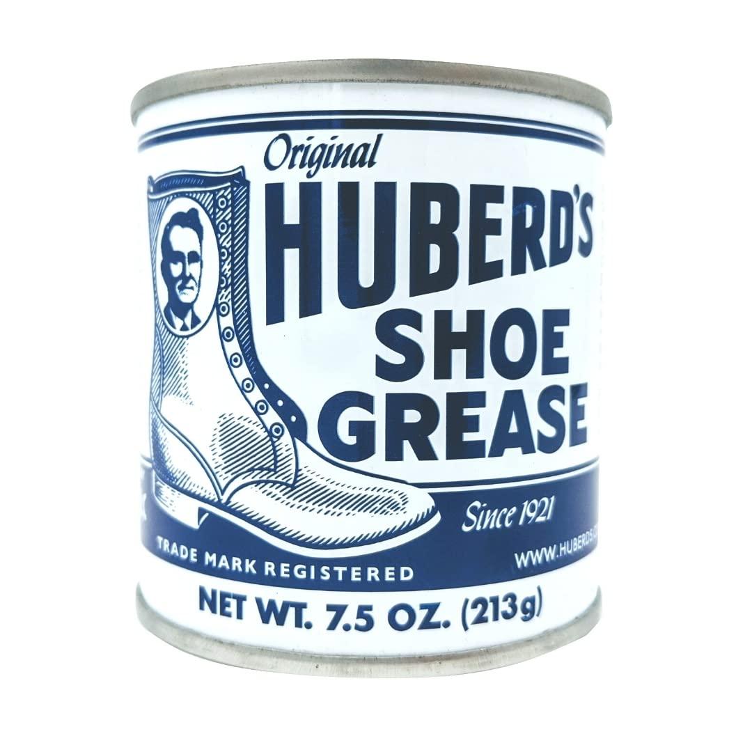 Huberd’s Shoe Grease (7.5oz) - Leather conditioner and waterproofer since 1921. Waterproofs, softens and conditions boots, shoes, bags, belts, jackets, car seats, gloves, furniture, saddles and tack.