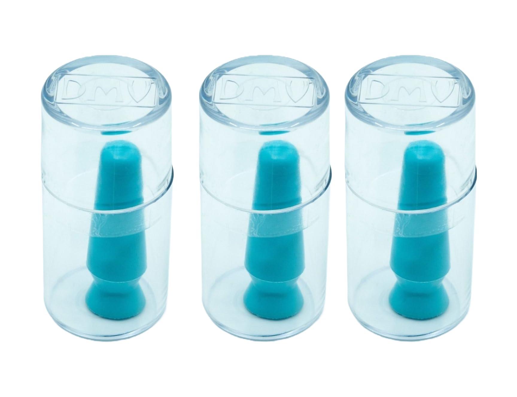 DMV Scleral Cup Large Contact Lens Handler - Inserts Scleral Contact Lenses and Prosthetic Eyes (Ventless) - Pack of 3 Light Blue - Image 8