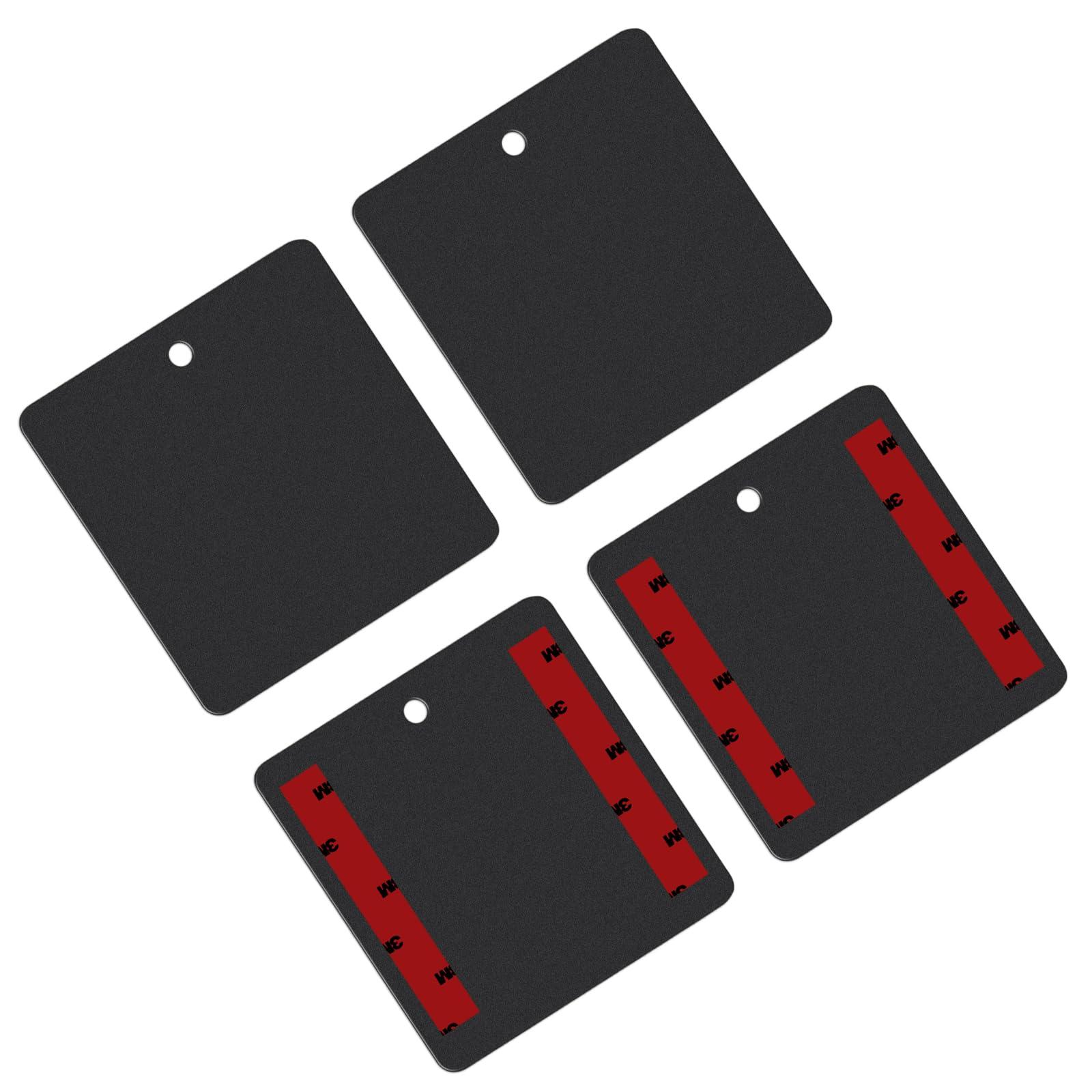 DHUJBFF 4PC Self-Adhesive Magnetic Mount Pad for Cars Pickup Trucks SUV Aluminum Cabs, for Magnetic Light Mounts, Resistant Black Powdercoat, Ideal for Light Bars, Strobe Beacons, Spot Lights - Image 8