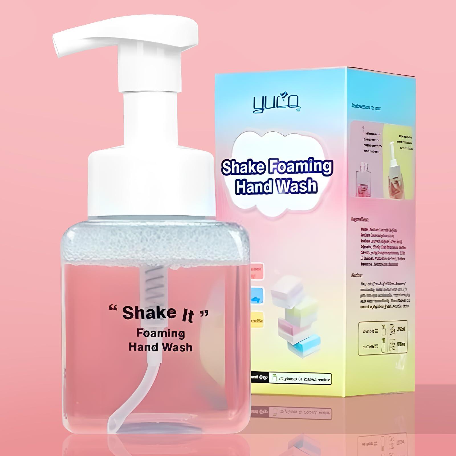 YUCO Scented Foaming Hand Wash Effective Clean Hands, Eliminate Odor Retain Fragrance, Gentle Hand Care, Liquidless Packaging No Leaking Outdoor Travel Essentials (1 Bottle 250ML, 8.4OZ, Floral Ocean)