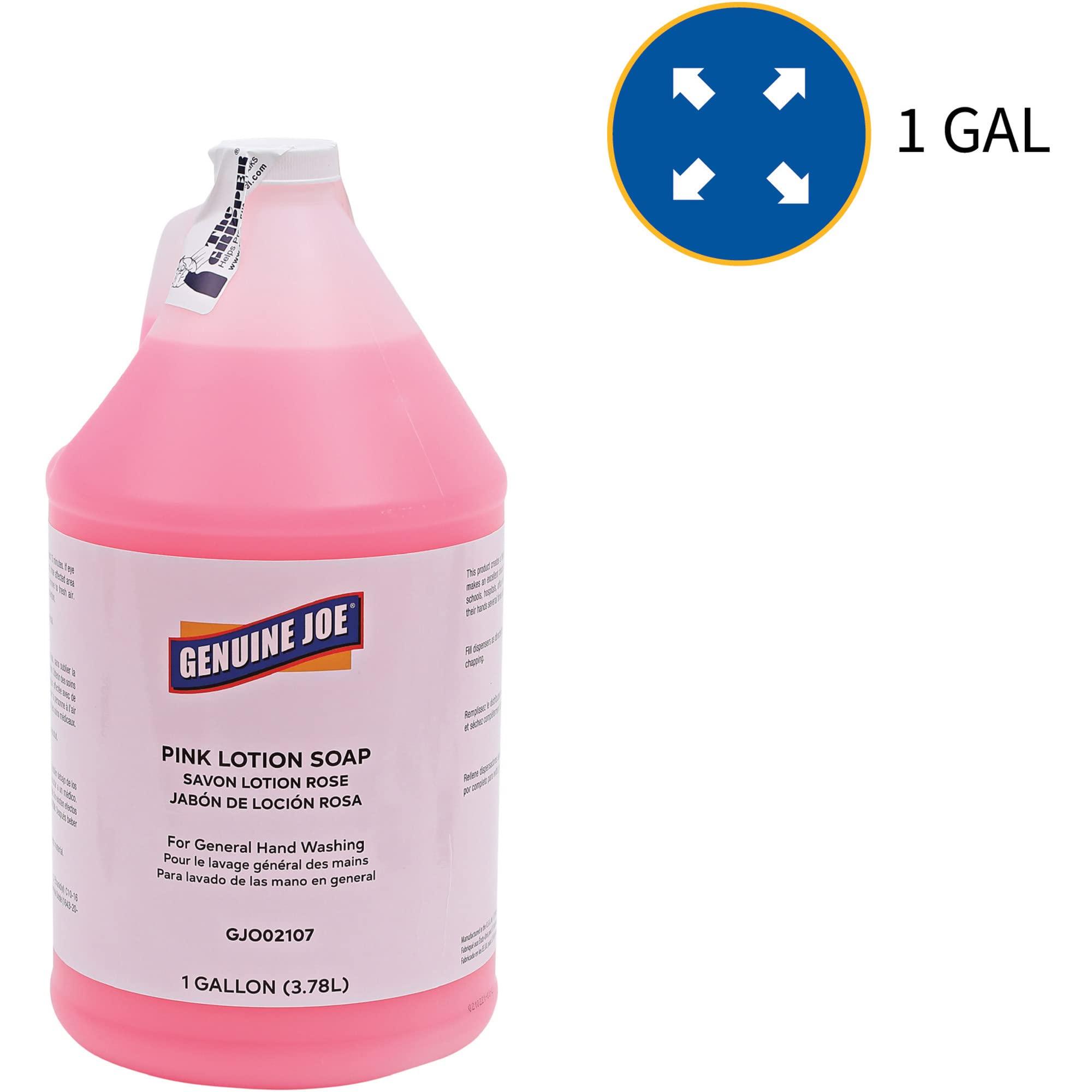 Genuine Joe GJO02107 Pink Lotion Soap - Image 5