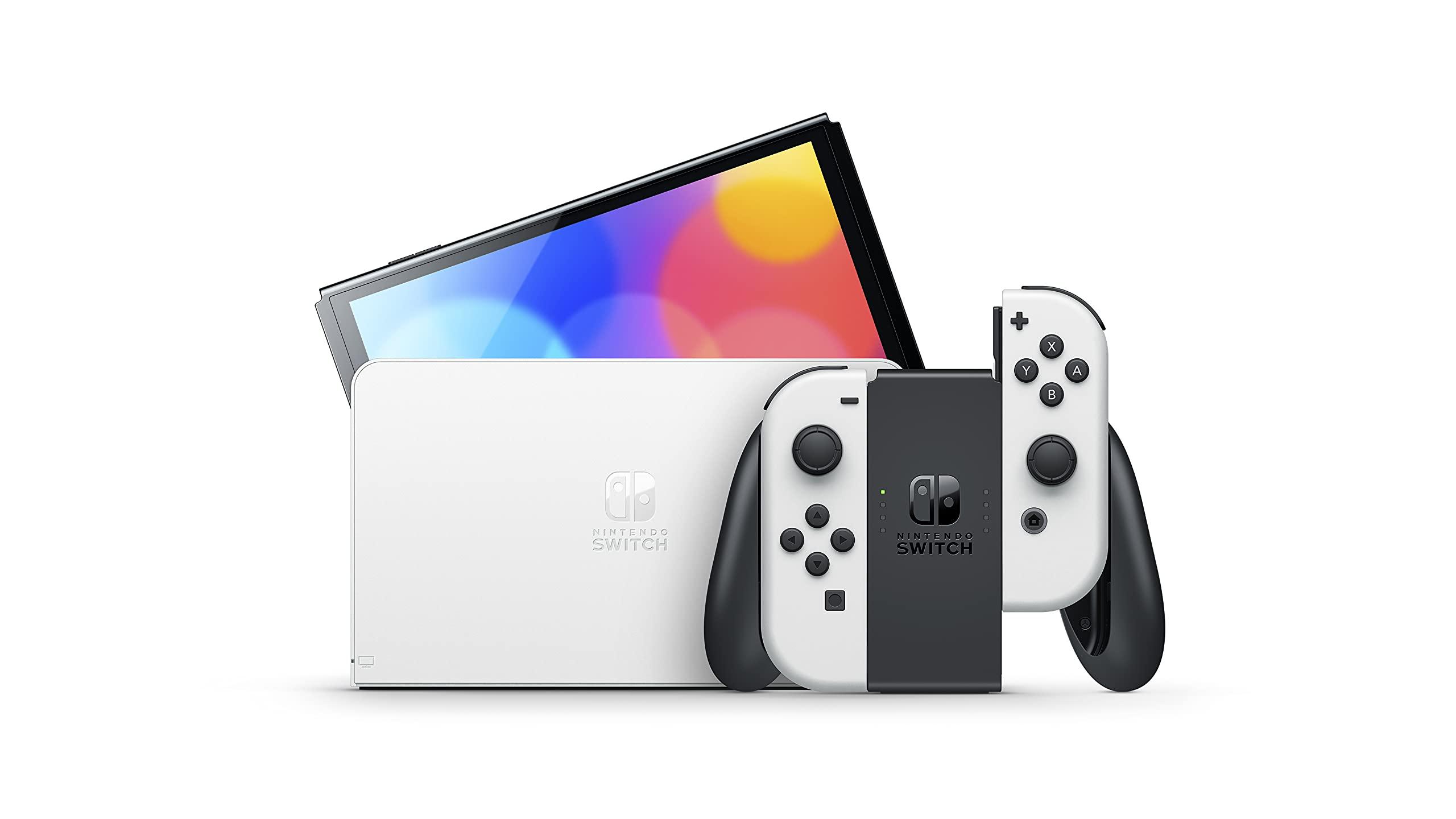 Nintendo Switch – OLED Model w/White Joy-Con - Image 2