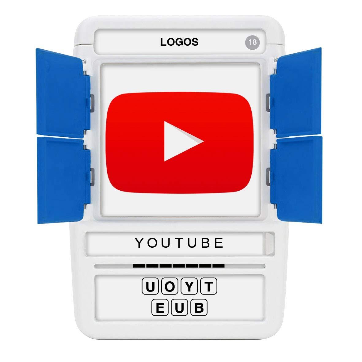 100 PICS Logos Travel Game - Guess 100 Logos | Flash Cards with Slide Reveal Case | Card Game, Gift, Stocking Stuffer | Hours of Fun for Kids and Adults | Ages 6+ - Image 10