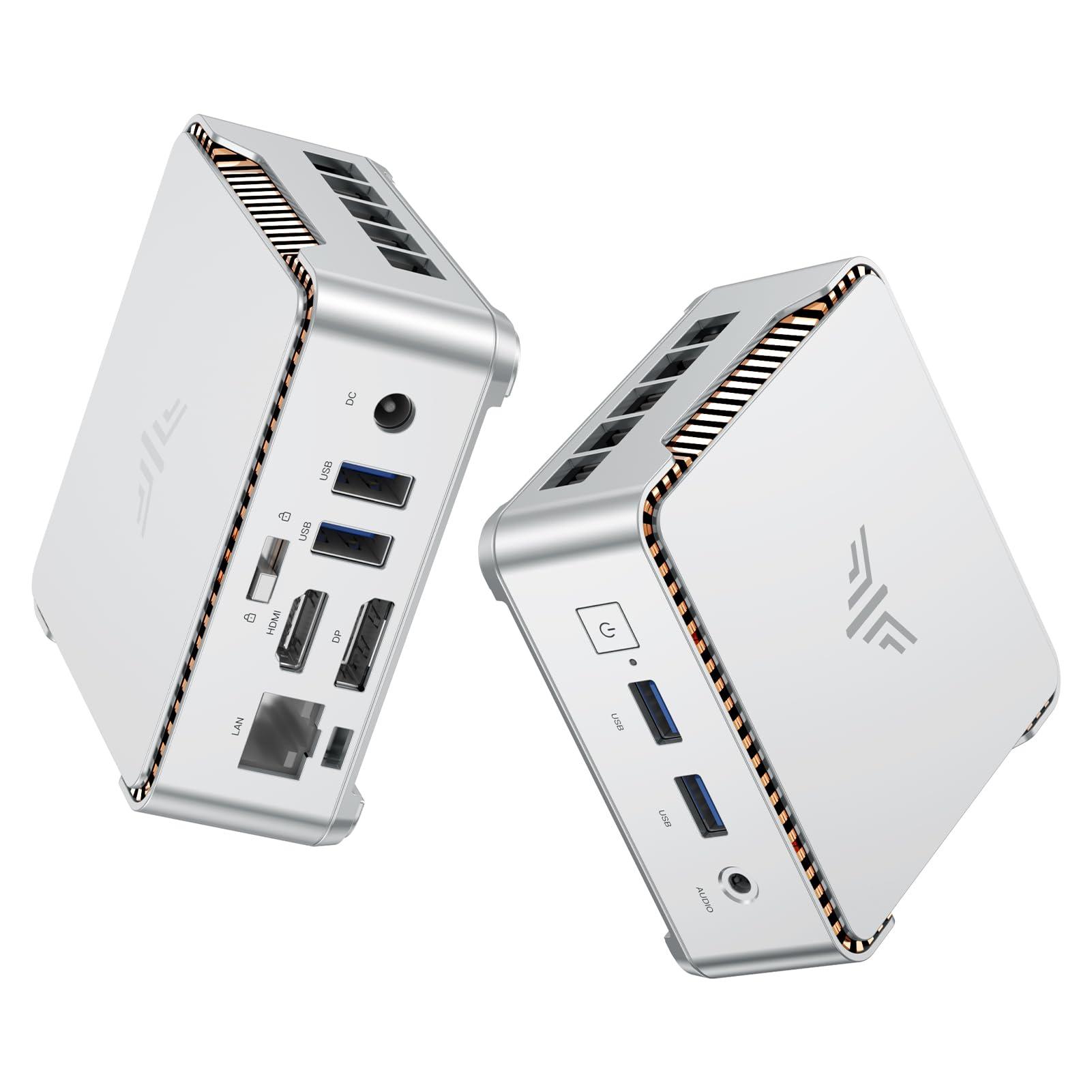 KAMRUI Essenx E2 N150 Mini Pc, Micro PC 16GB DDR4 512GB SSD Mini Computers, Twin Lake-N N150 (Beat N100, up to 3.6GHz) Small PC, HDMI+DP1.4 Dual 4K UHD,Gigabit Ethernet,WiFi,BT/Home/Office Desktop PC