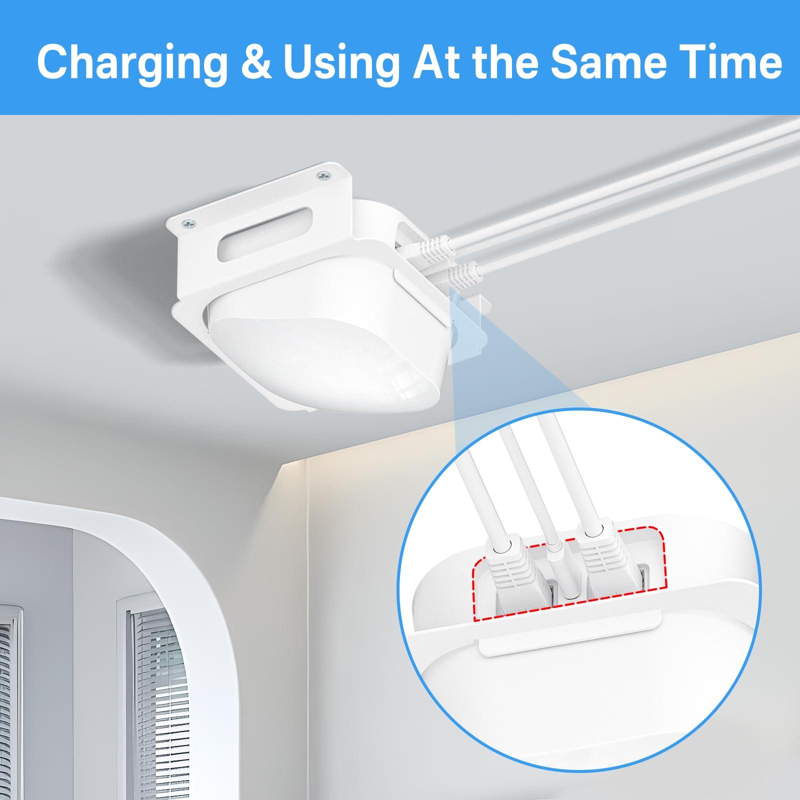 2 in 1 Metal Ceiling Mount Bracket for eero 6 Plus / eero 6 Ceiling Mount or Wall Mount for eero 6 / eero 6+ Mesh Wi-Fi System with Dual Installation Options for Versatile Use - Image 5