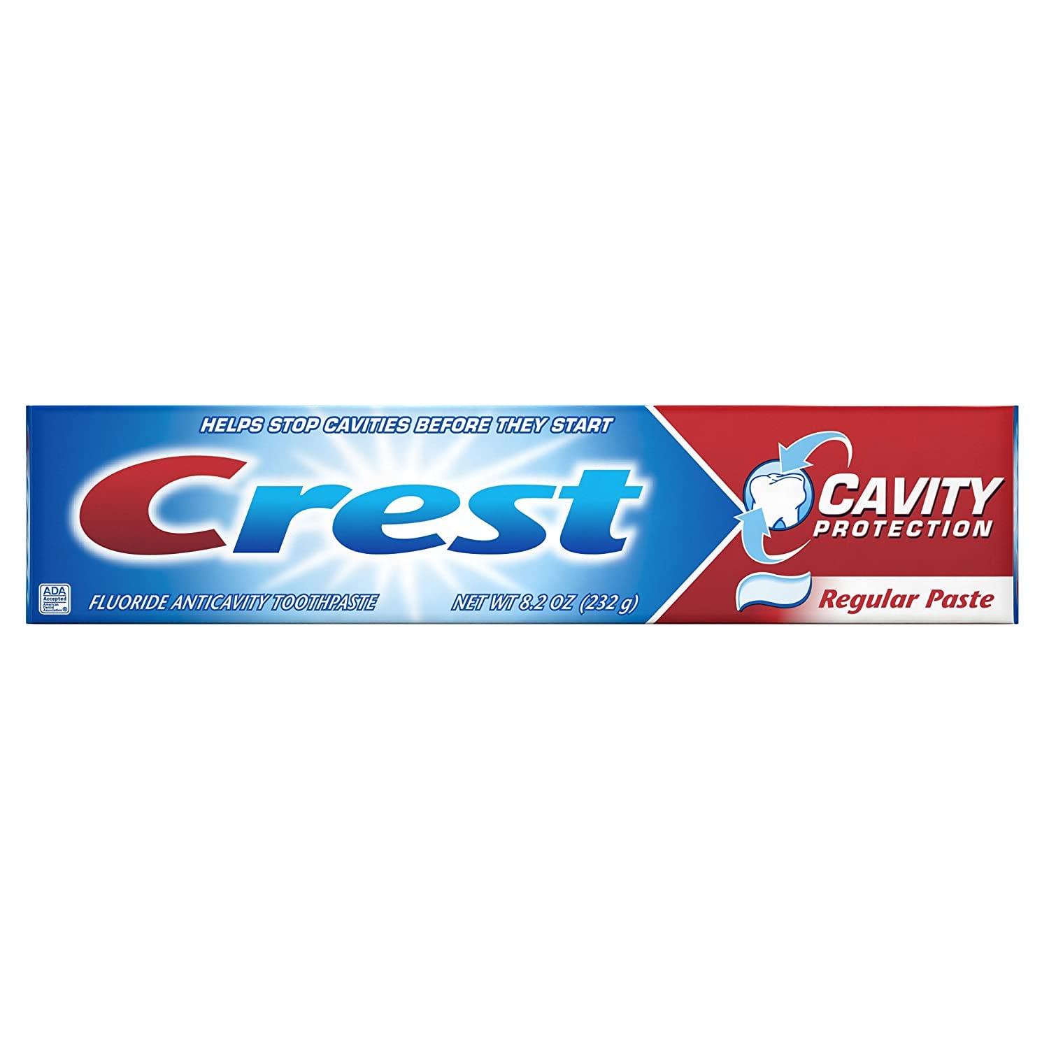 Crest Fluoride Anticavity Toothpaste, Prevents Cavities Before They Start, Regular Paste, 8.2 Ounce (Pack of 5) - Image 9