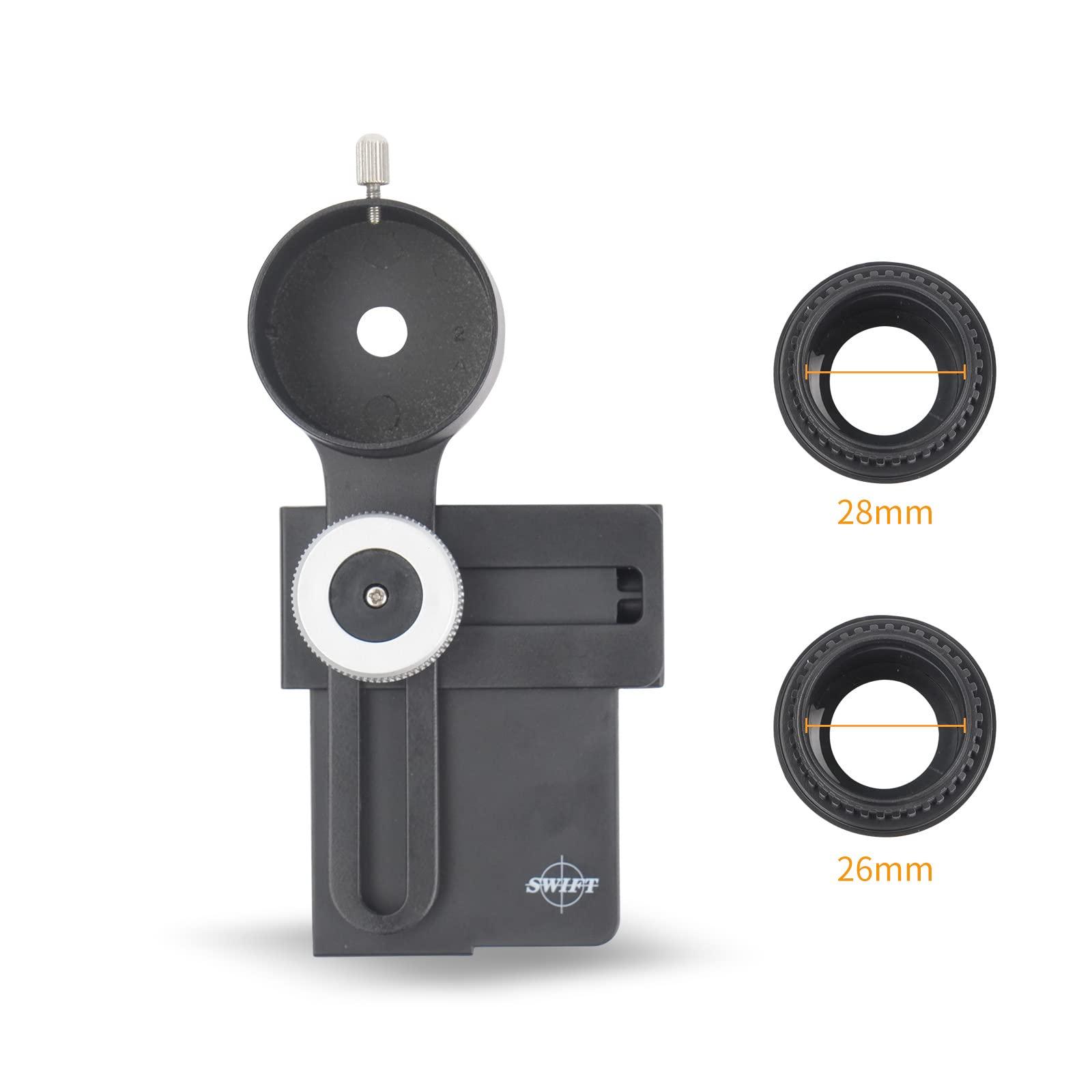Swift Microscope Lens Adapter, Smartphone Camera Adapter Mount, Microscope Accessory (Fits 26mm28mm Eyepieces) - Image 3