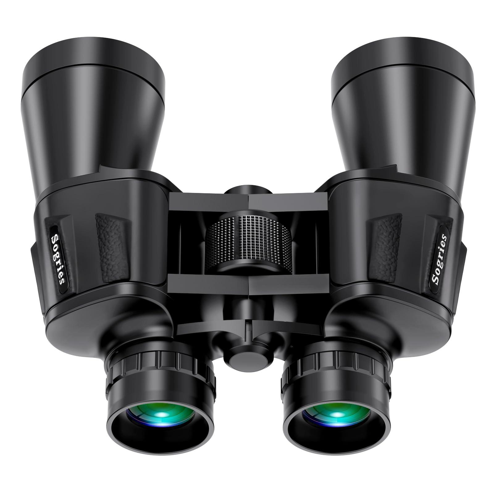 20x50 High Power Binoculars for Adults with Low Light Night Vision,Military Compact HD Professional/Daily Waterproof Binoculars for Bird Watching Hunting/Traveling/Outdoor…