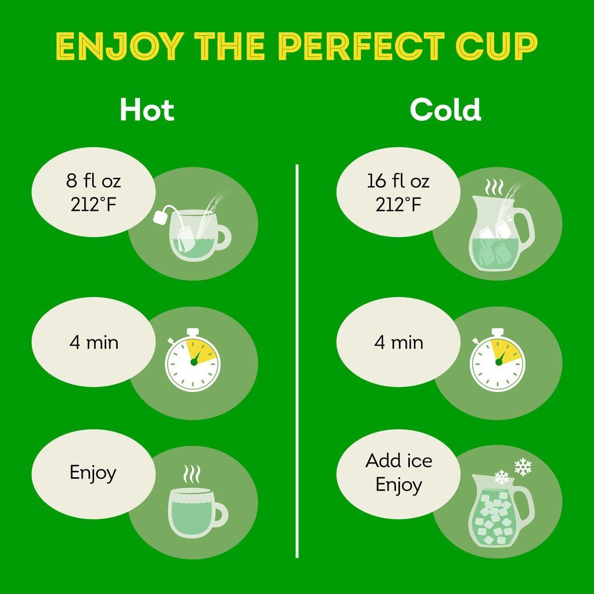 Lipton Decaffeinated Green Tea Bags, Unsweetened Teabags for Decaf Hot Tea or Decaf Iced Tea with Flavonoids, 40 Total Tea Bags (Pack of 2) - Image 5