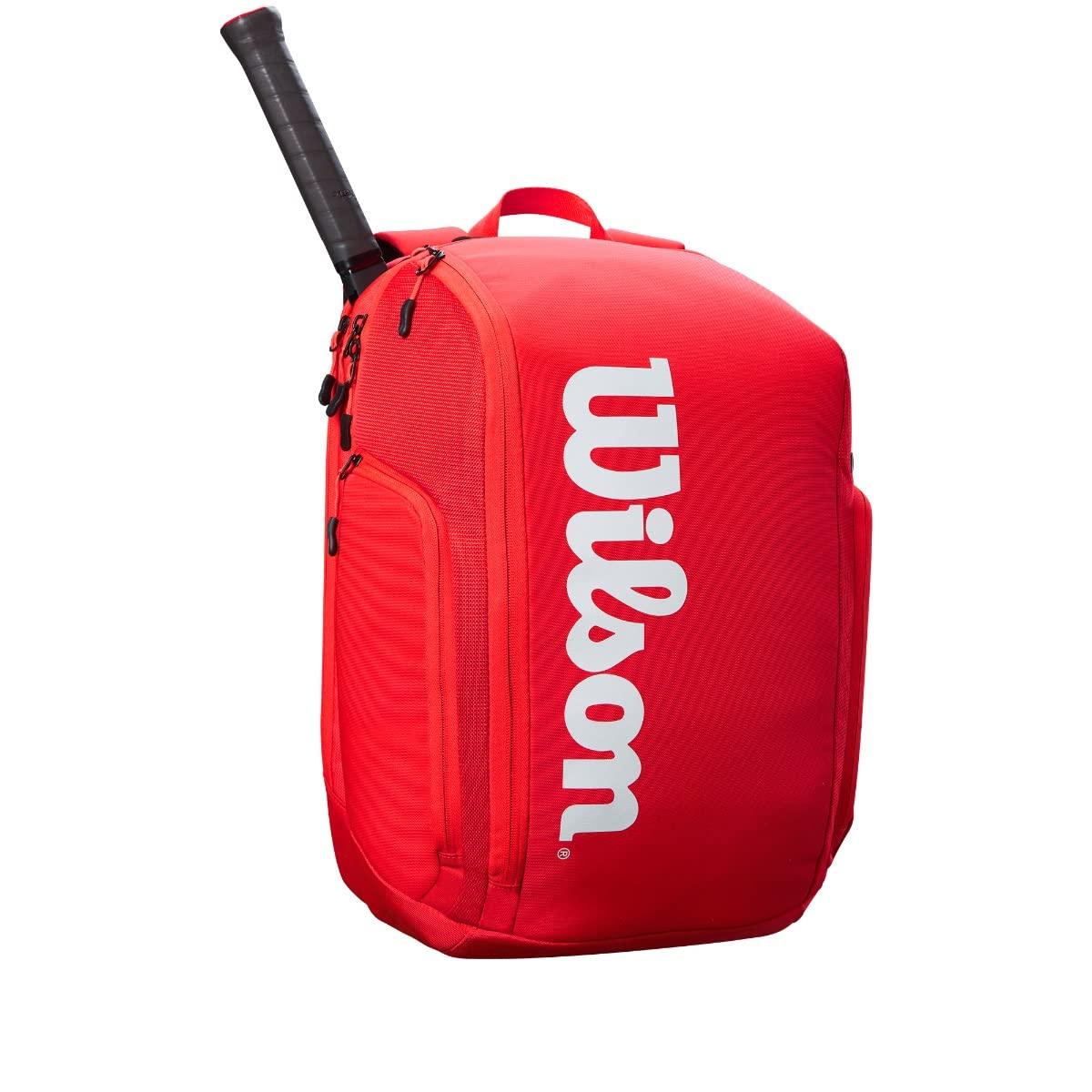 Wilson Super Tour, Red/White, Holds up to 2 Rackets - Image 2