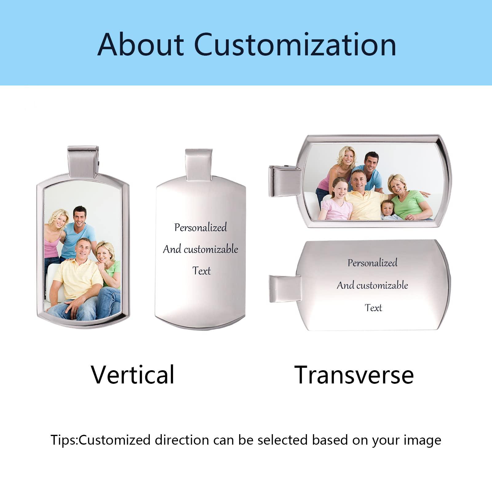 Personalized Photo Keychain Customizable Text Key Chain Alloy Pendant Keyring Custom Keychain With Picture Memorial Gifts - Image 6