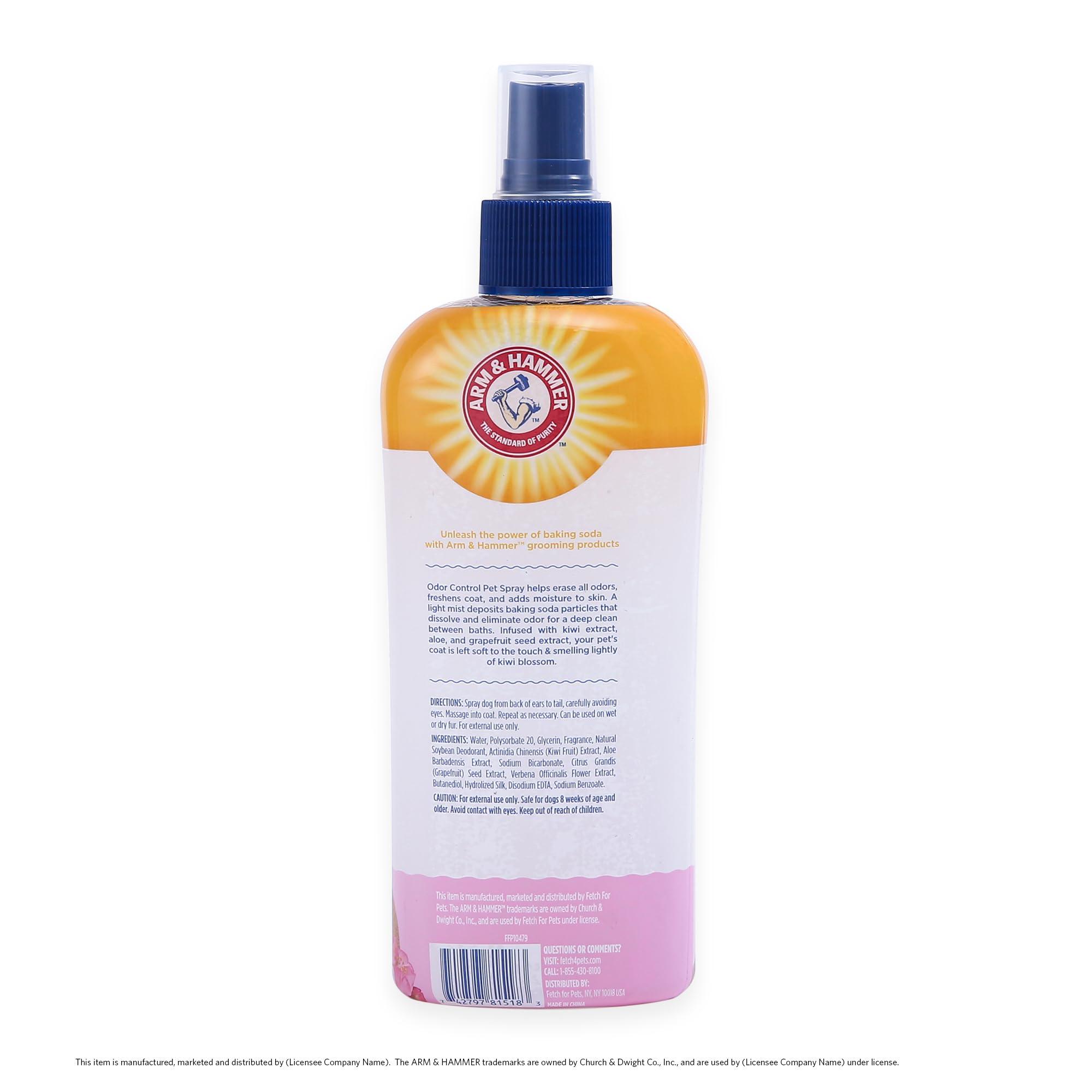 Arm & Hammer for Pets Super Deodorizing Spray for Dogs | Best Odor Eliminating Spray for All Dogs & Puppies | Fresh Kiwi Blossom Scent That Smells Great, 8 Ounces - Image 6