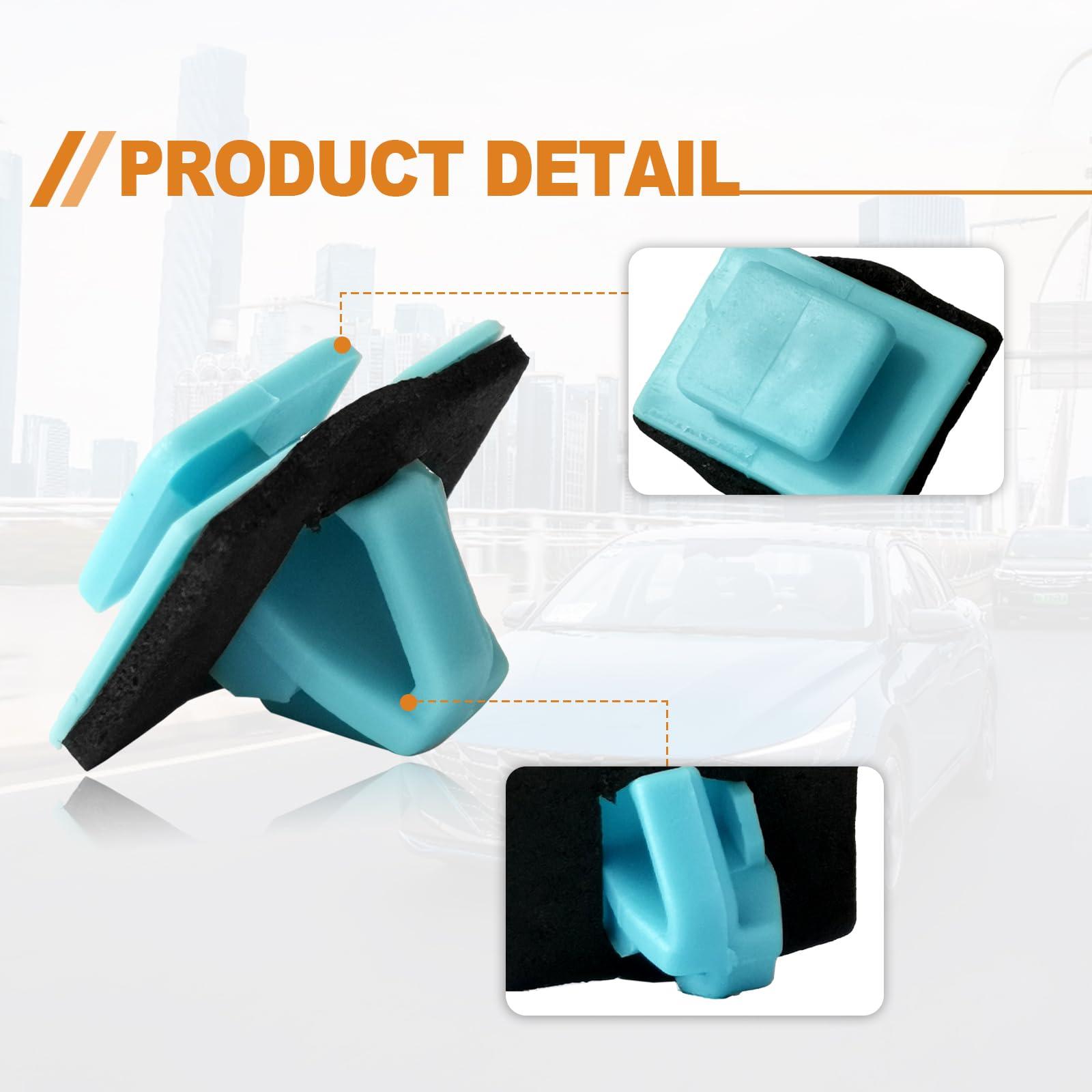 30PCS Blue Rocker Molding Retainer Clip Compatible with Hyundai Kia Elantra Santa Soul Sportage 87756-1F000 - Image 5