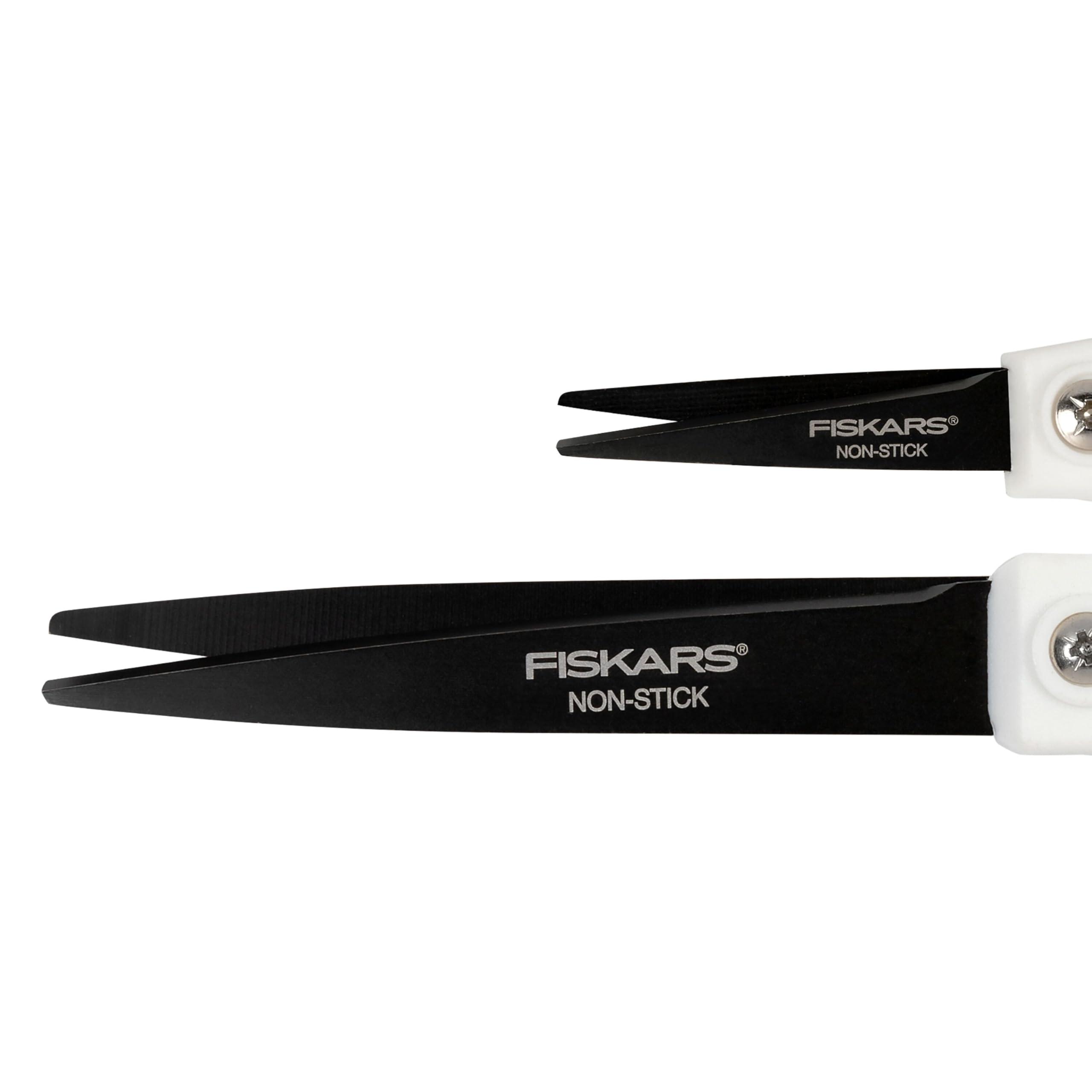 Fiskars Everyday Fashion Scissors, Non-Stick Stainless Steal Blades, Forest Fern, 2-Pack, 8 Inches and 5 Inches - Image 6