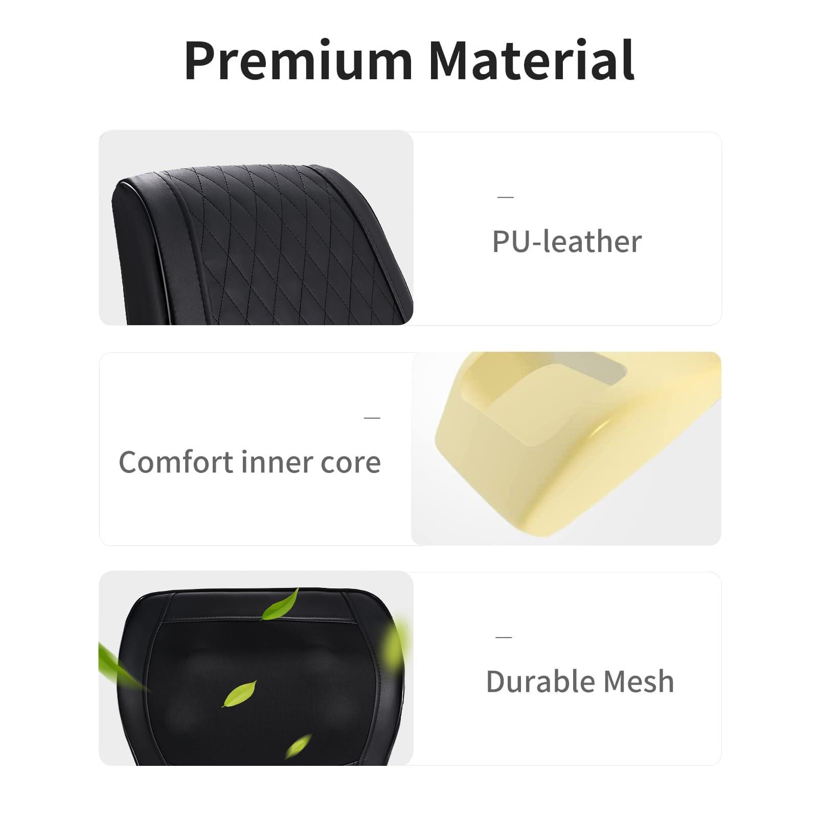 Boriwat Back Massager with Heat, 3D Kneading Massage Pillow for Back, Neck, Shoulder, Leg Pain Relief Deep Tissue, Gifts for Women Men Mom Dad, FSA HSA Eligible - Image 9