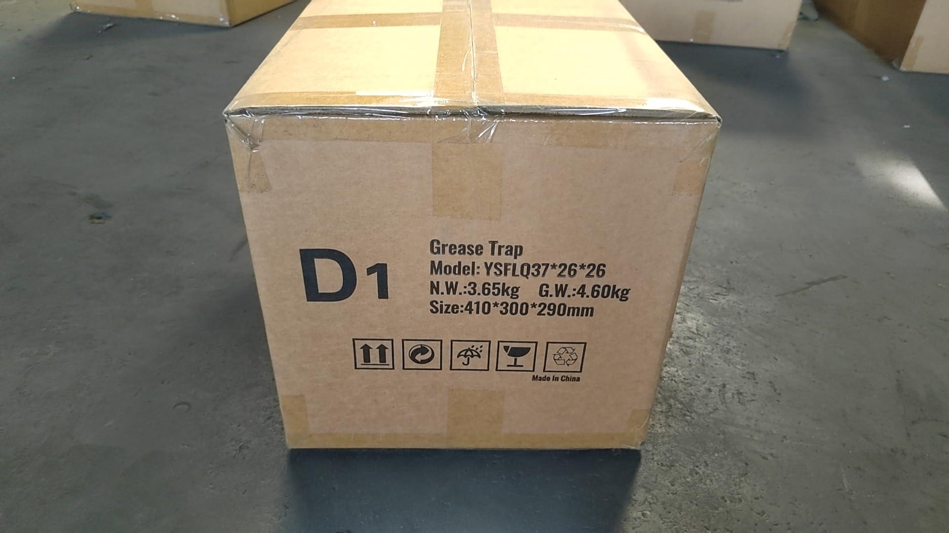 VEVOR Commercial Grease Trap, 8 LBS Grease Interceptor, Top Inlet Interceptor, Under Sink Stainless Steel Grease Trap, 2.8 GPM Waste Water Oil-water Separator, for Restaurant Canteen Home Kitchen - Image 14