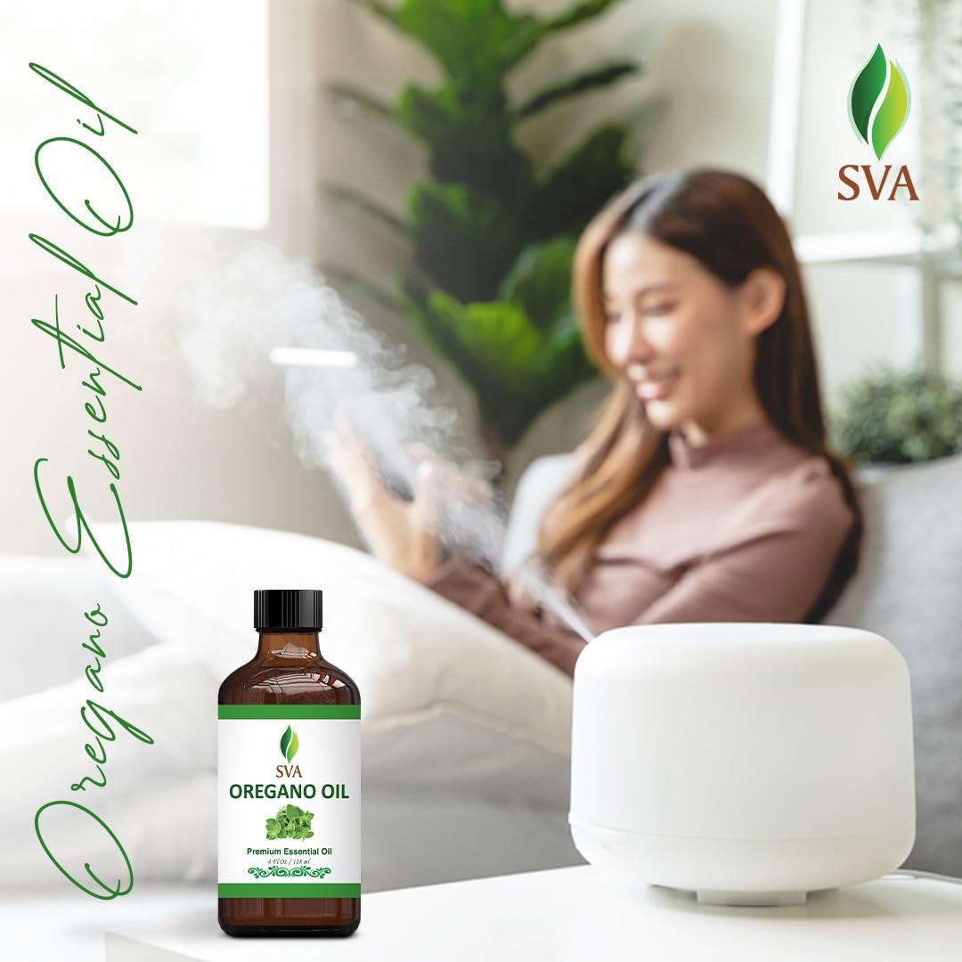 SVA Oregano Essential Oil – 4 Fl Oz – 100% Natural Oregano Oil - for Diffuser, Hair Care, Face, Skin Care, Aromatherapy, Scalp and Body Massage, Soap and Candle Making – with Dropper - Image 6