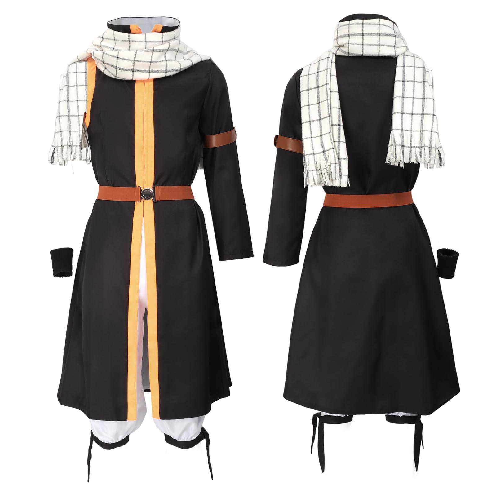 DAZCOS US Size Men's Anime Cosplay Halloween Costume With Scarf Wrister