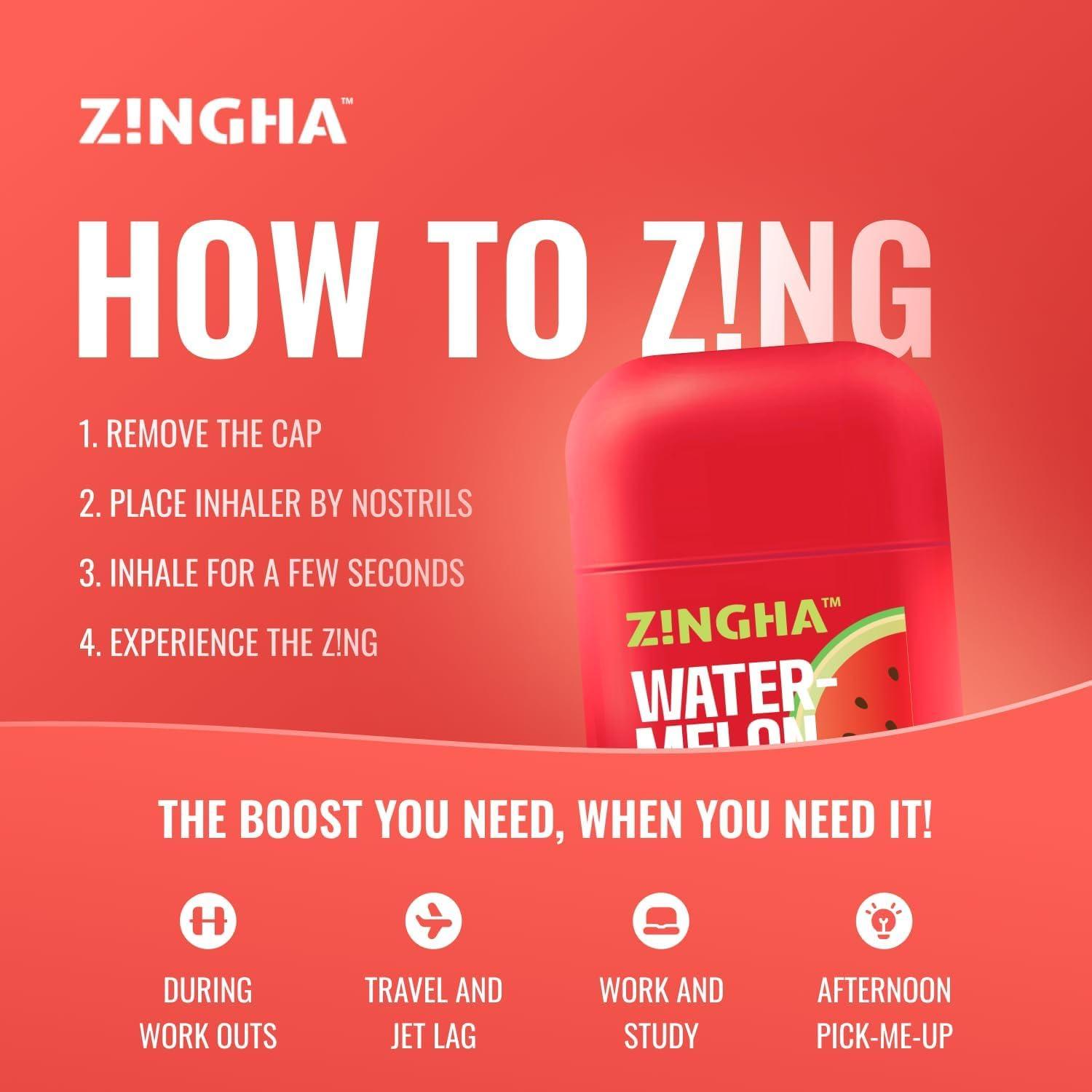 Z!NGHA Natural Aromatherapy Nasal Stick – Boost Focus & Enhance Breathing | Portable Sinus Relief & Relaxation Nasal Inhaler Stick | Intake Breathing Essential Oil Blend for Stress and Congestion - Image 4
