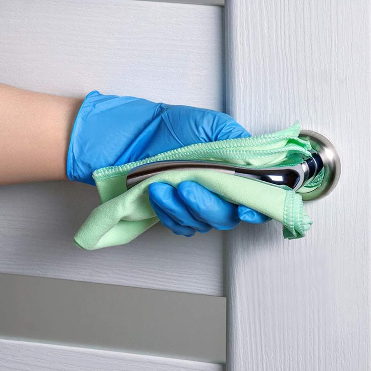 Basic Medical Synmax Vinyl Exam Gloves - Latex-Free & Powder-Free Disposable Glove - Large, BMPF-3003(1000 Pcs) - Image 9