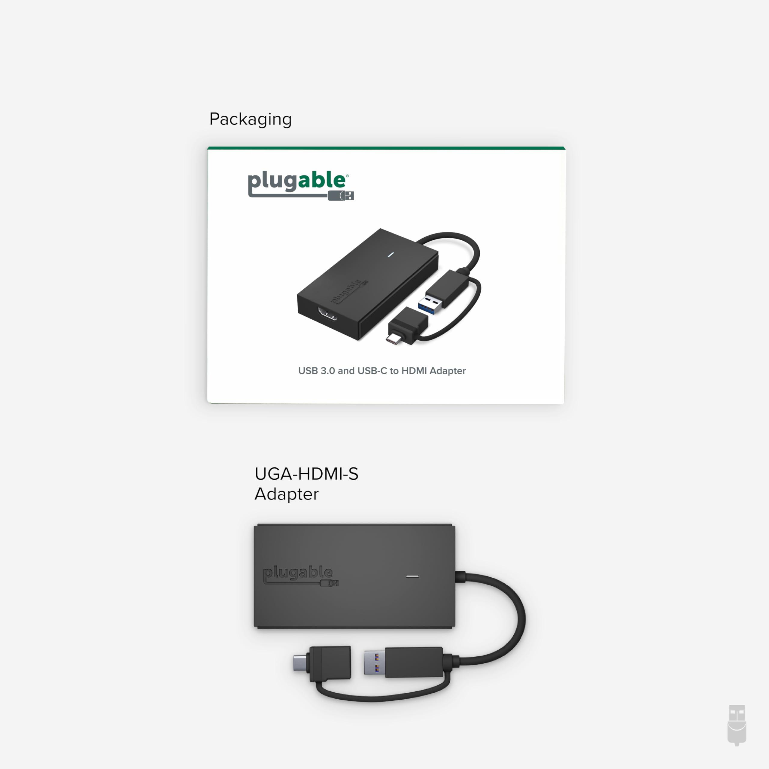 Plugable USB C to HDMI Adapter, Universal Video Graphics Adapter for USB 3.0 and USB-C Macs and Windows, Extend an HDMI Monitor up to 1440p@60hz - Image 6
