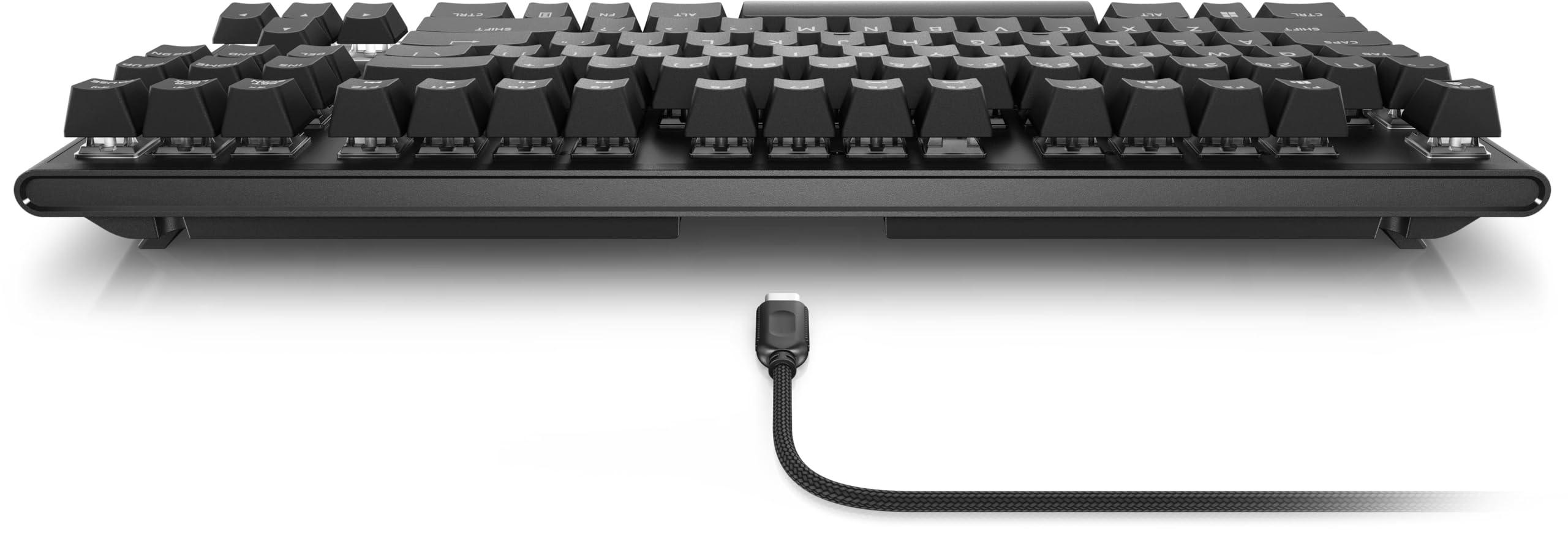 Dell Alienware Tenkeyless Gaming Keyboard - AW420K (Dark Side of The Moon), AlienFX RGB / 16.8 Million Colours, Adjustable Height, CHERRY MX Red - Image 6
