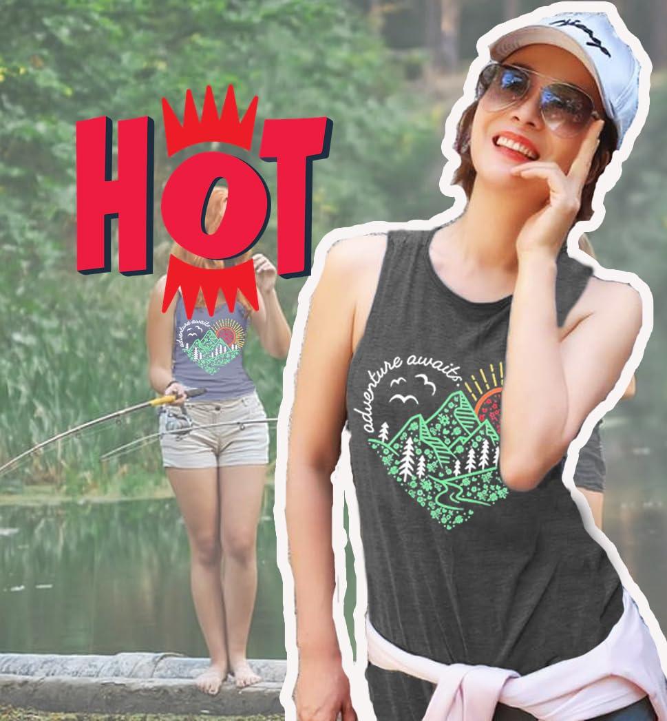 Sunrise Sunset Sunshine T Shirt for Women Outdoor Workout Hawaii Beach Sea Nature Adventure Tee Top - Image 3