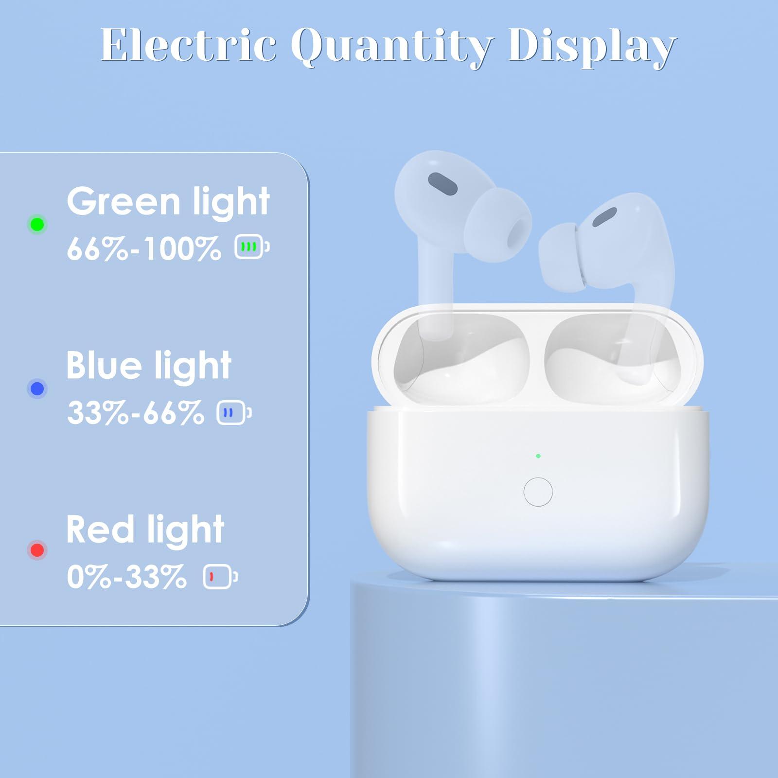 JKV Wireless Charging Replacement for AirPod Pro 1 2 Charging Case with Type-C Port, Only Compatible with Air Pods Pro 1st 2nd Charger Case with Blue Tooth Pairing Sync Button, no Airpod - Image 7