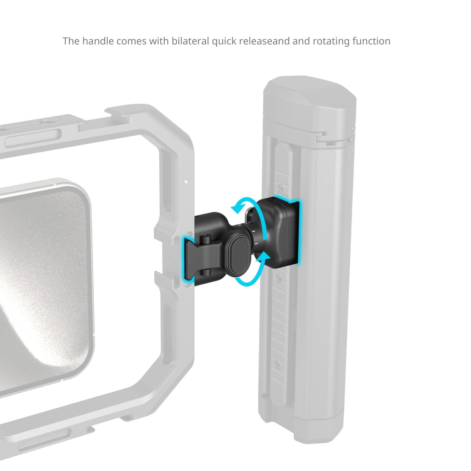 SmallRig Rotatable Bilateral Quick Release Side/Top Handle for SmallRig HawkLock Quick Release Ecosystem for Smartphones 4842 - Image 8