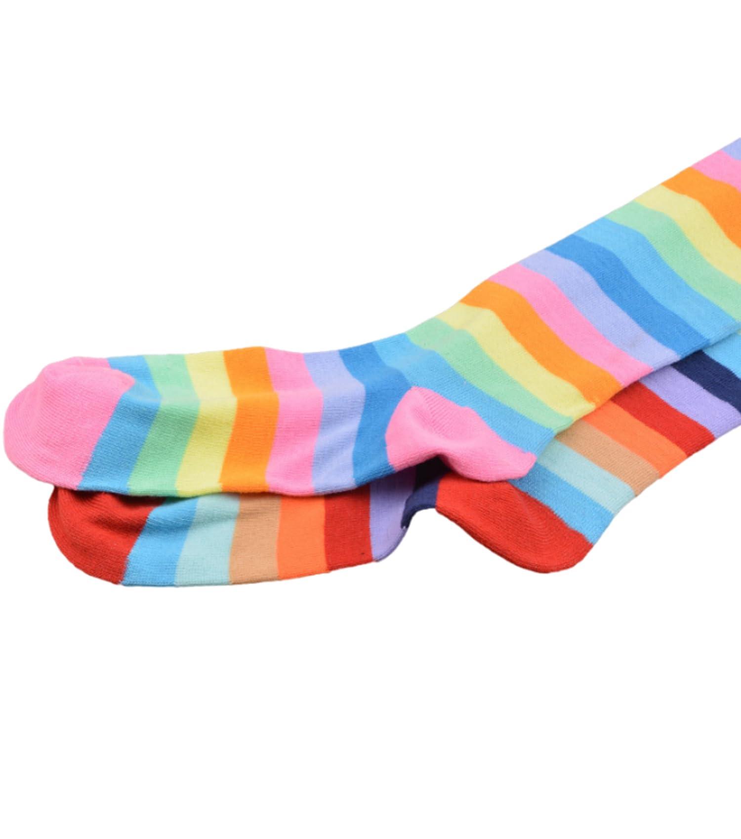 SYYWLYAP Striped Knee High Socks for Women Outdoor Sport Athletic Stripe Casual Tube Socks - Image 4
