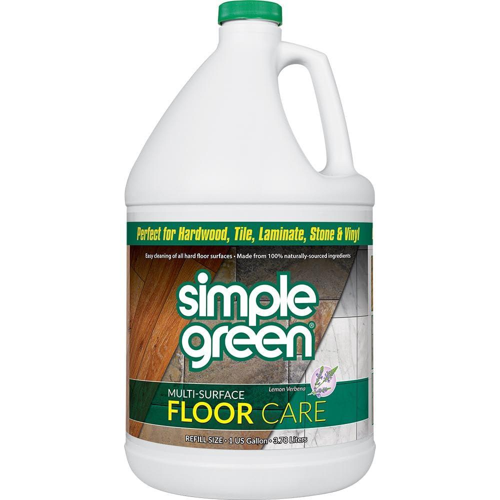 Simple Green Multi-Surface Floor Care - Cleans Hardwood, Vinyl, Laminate, Tile, Concrete and Other Wood - pH Neutral Floor Cleaner 1Gal - Image 1