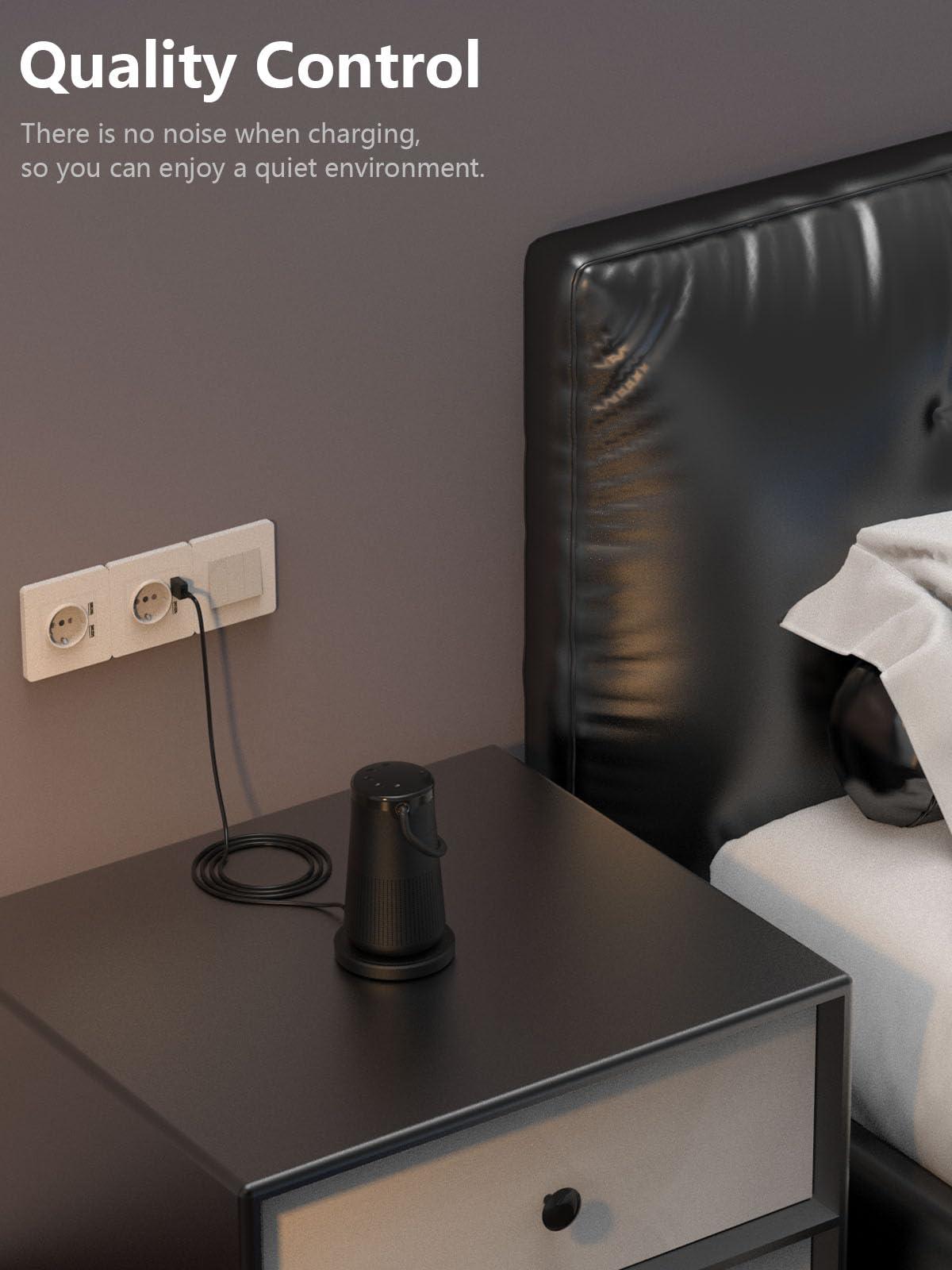 Mjwbxseh Charging Cradle for Bose Soundlink Revolve, Charger Cradle Dock Cable for Bose Soundlink Revolve+ (Series II), Base SoundLink Revolve Portable Speaker Replacement Charger with USB Cable - Image 6