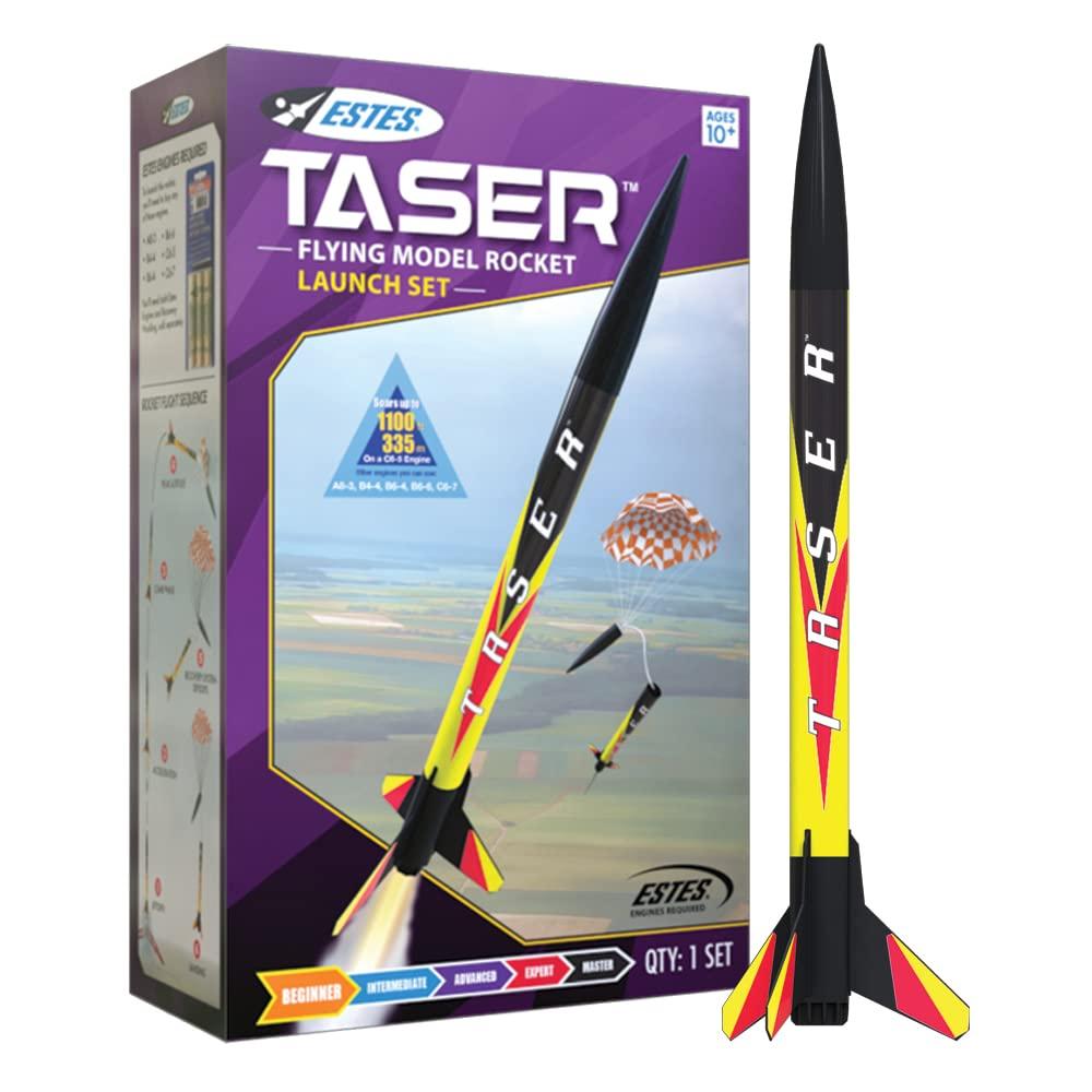 Estes 1491 Taser Rocket Launch Set, Beginner Flying-Rocket-Model Building Kit for Ages 10+, Includes Launch Pad System - Image 10