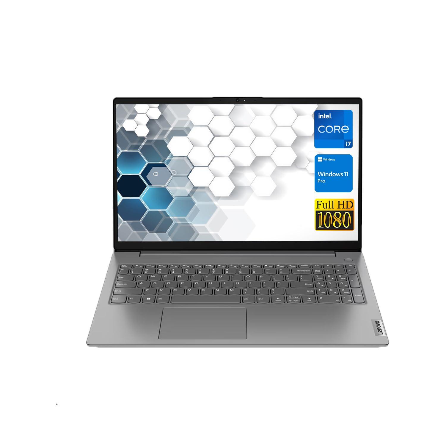 Lenovo V15 Gen 3 Business Laptop, 15.6" FHD Display, Intel Core i7-1255U, 40GB RAM, 2TB SSD, Wi-Fi 6, Bluetooth, HDMI, RJ-45, Webcam, Windows 11 Pro, Black