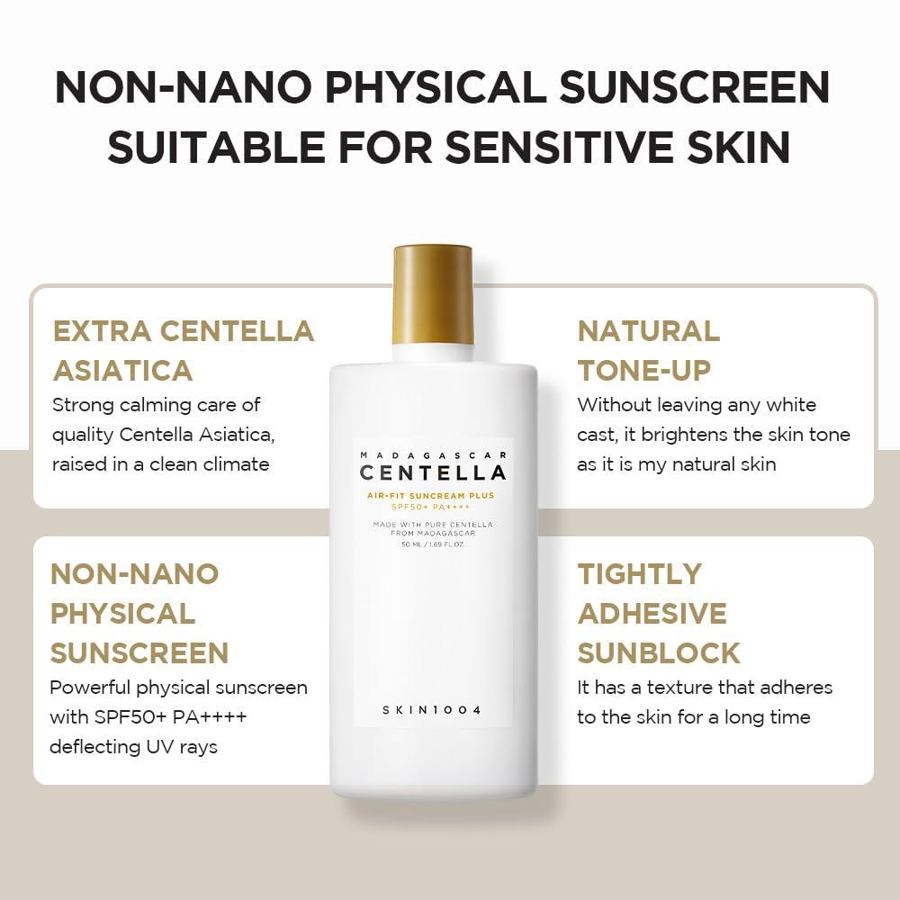 SKIN1004 Madagascar Centella Air-fit Suncream Plus 1.69 fl. oz (50ml) - Image 6