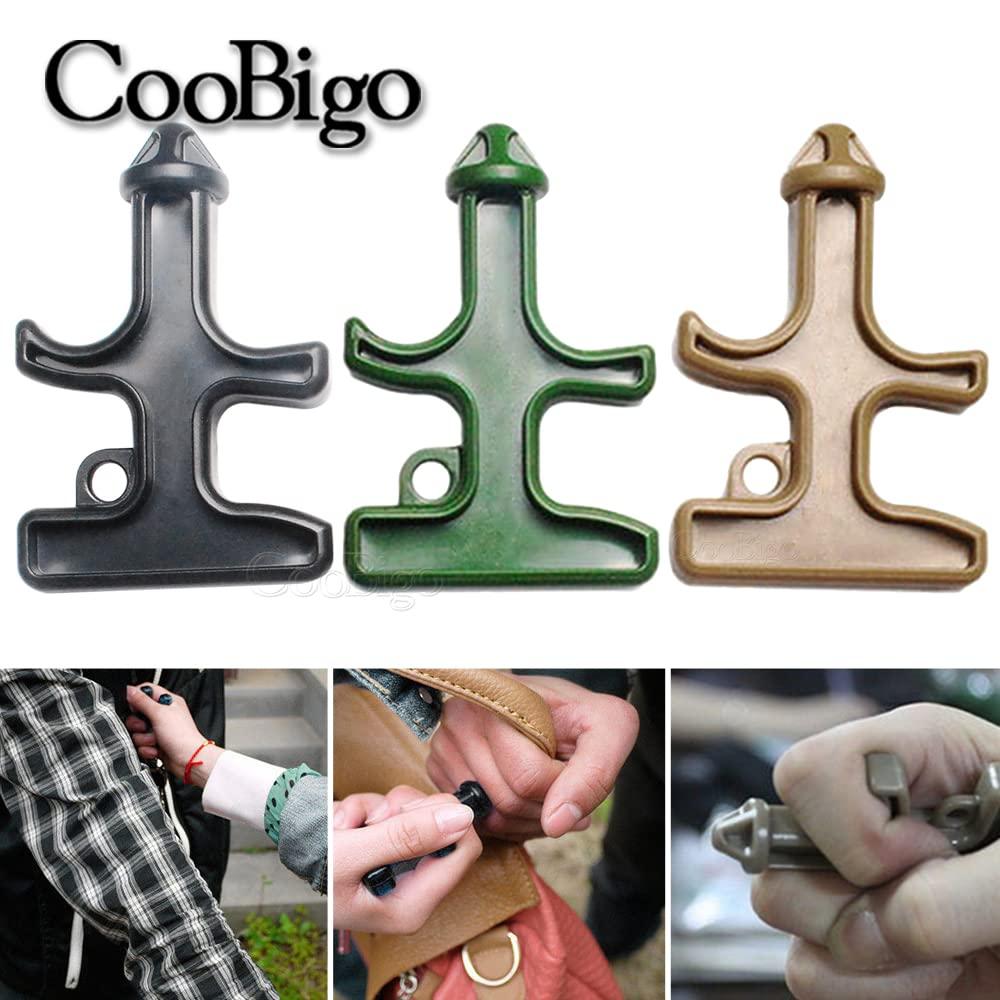 3pcs Pack Mixed Colors Portable Stinger Duron Steel Drill POM Protect Combat Tool Key Chain Outdoor Camping Survival Tactical Kits (Mixed 3 Colors in Package) - Image 4