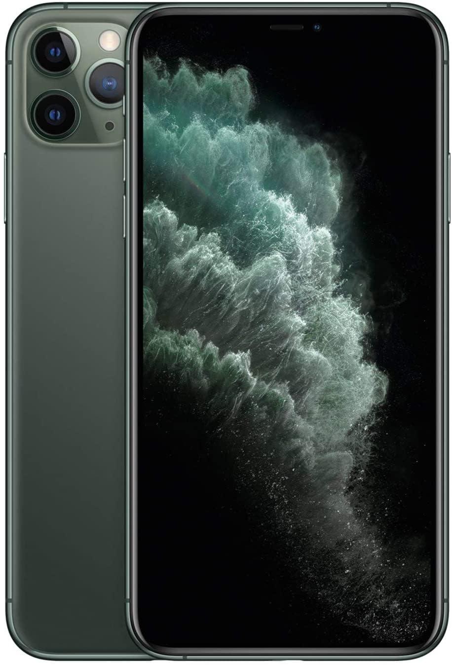 Apple iPhone 11 Pro, 64GB, Midnight Green - Unlocked (Renewed)