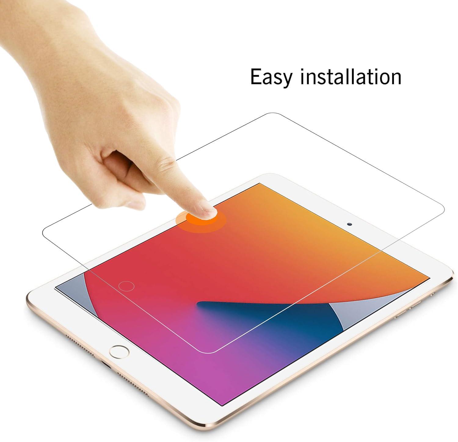 Ailun Screen Protector for iPad 9th 8th 7th Generation (10.2 Inch, iPad 9/8/7, 2021&2020&2019) Tempered Glass/Apple Pencil Compatible [2 Pack] - Image 2