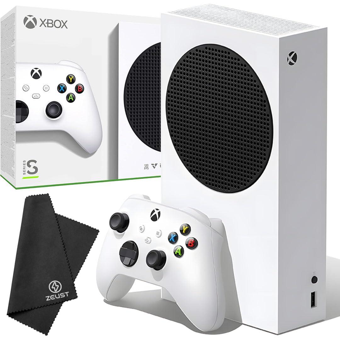 Zeust 2021 Xbox Series S 512GB All-Digital Bundle - Includes the Xbox Series Series S Console 512 GB SSD in Original Box, Wireless Controller, 1 Microfiber Cloth (New)