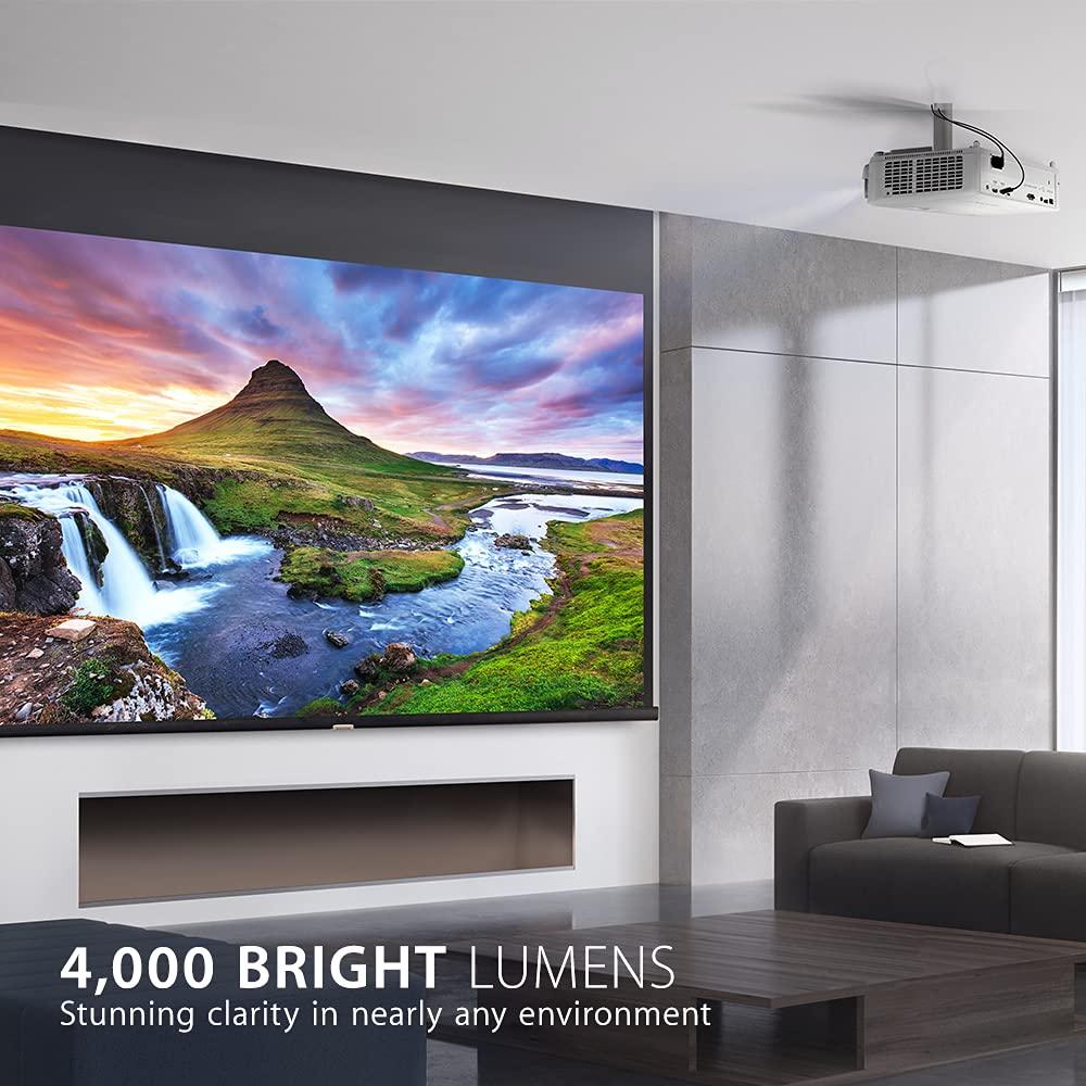 ViewSonic PX748-4K UHD 4K Projector with 4000 Lumens, 240 Hz, 4.2ms, HDR Support, Auto Keystone, Dual HDMI, and USB C for Home Theater, Stream Netflix with Dongle - Image 3