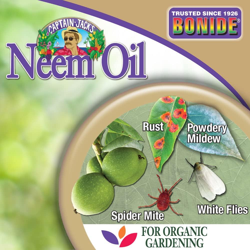 Bonide Captain Jack's Neem Oil, 128 oz Ready-to-Use, Multi-Purpose Fungicide, Insecticide and Miticide for Organic Gardening - Image 9
