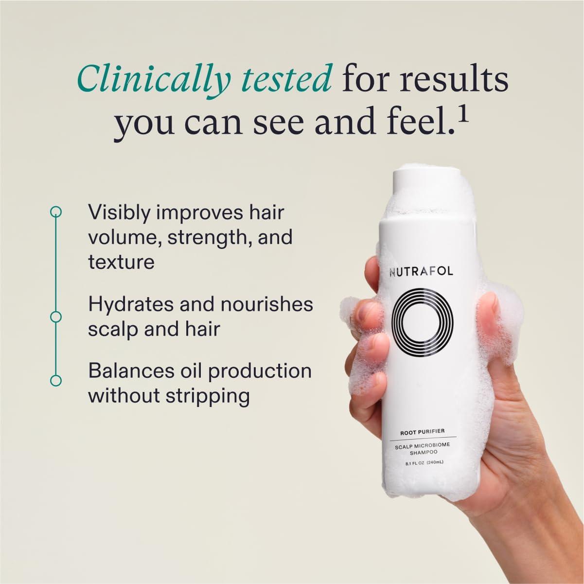 Nutrafol Shampoo, Cleanse and Hydrate Hair and Scalp, Improves Hair Volume, Strength and Texture, Physician-formulated for Thinning Hair, Color Safe, Sulfate Free - Image 2