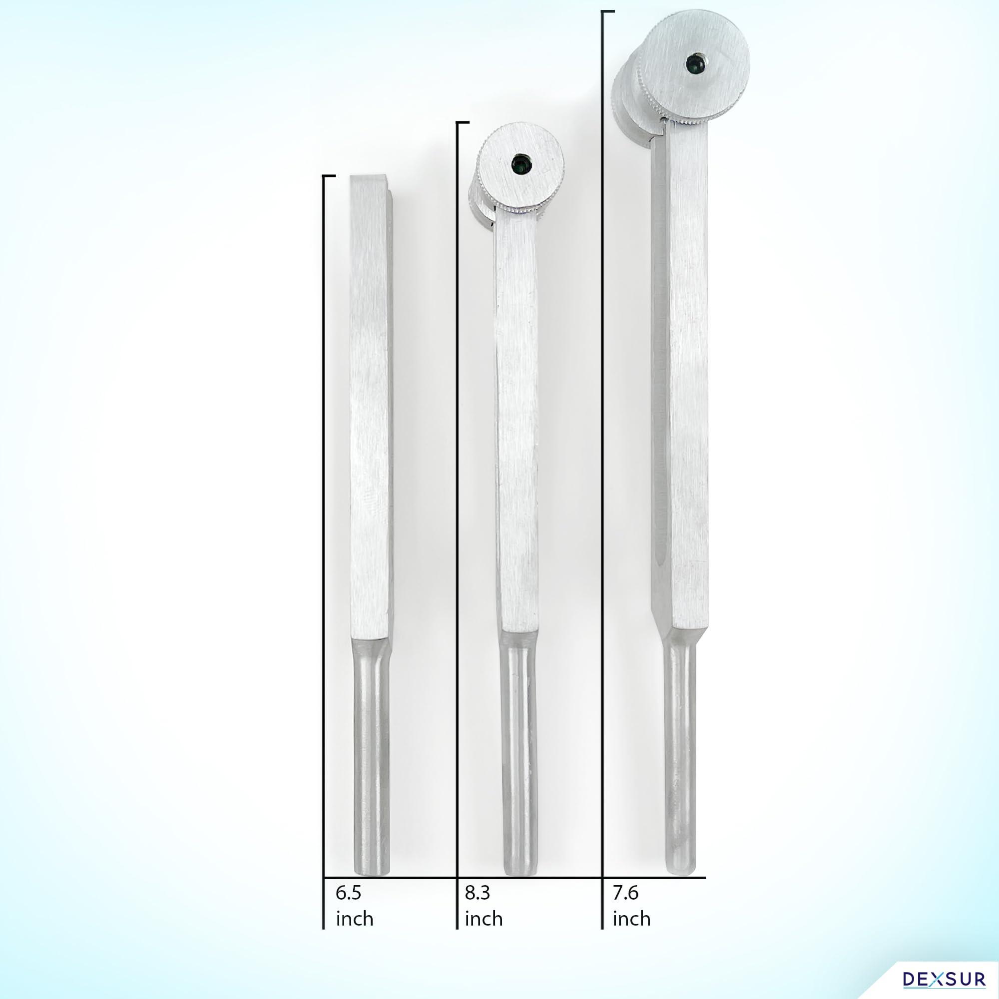SURGICAL ONLINE Aluminum Sensory Tuning Forks C 128, C 256, C 512, Diagnostic Instruments 3 Pcs - Image 4