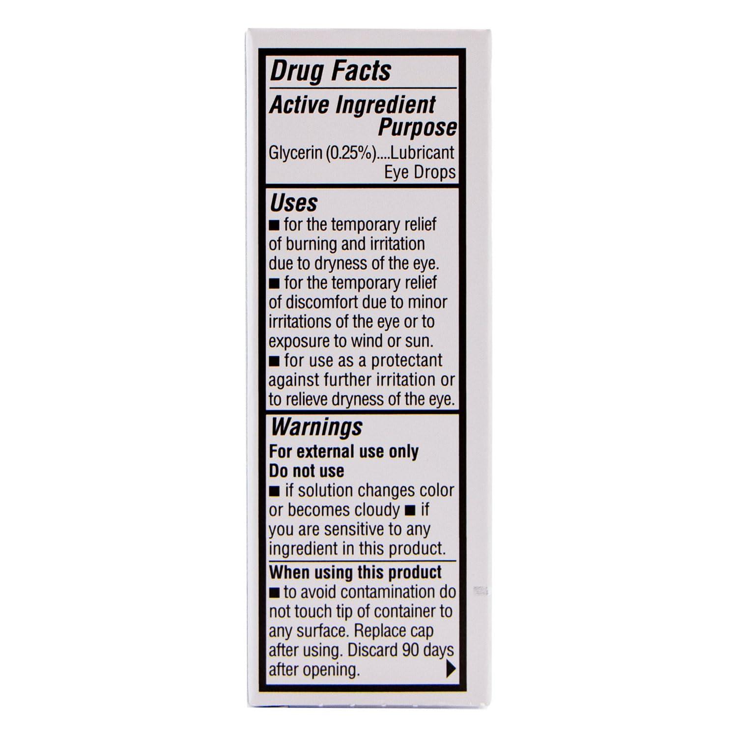 Oasis Tears OT6400 PF Preservative-Free Lubricant Eye Drops Dry Eye Relief | Artificial Tears | 0.34 FL OZ (10 mL) - Image 4