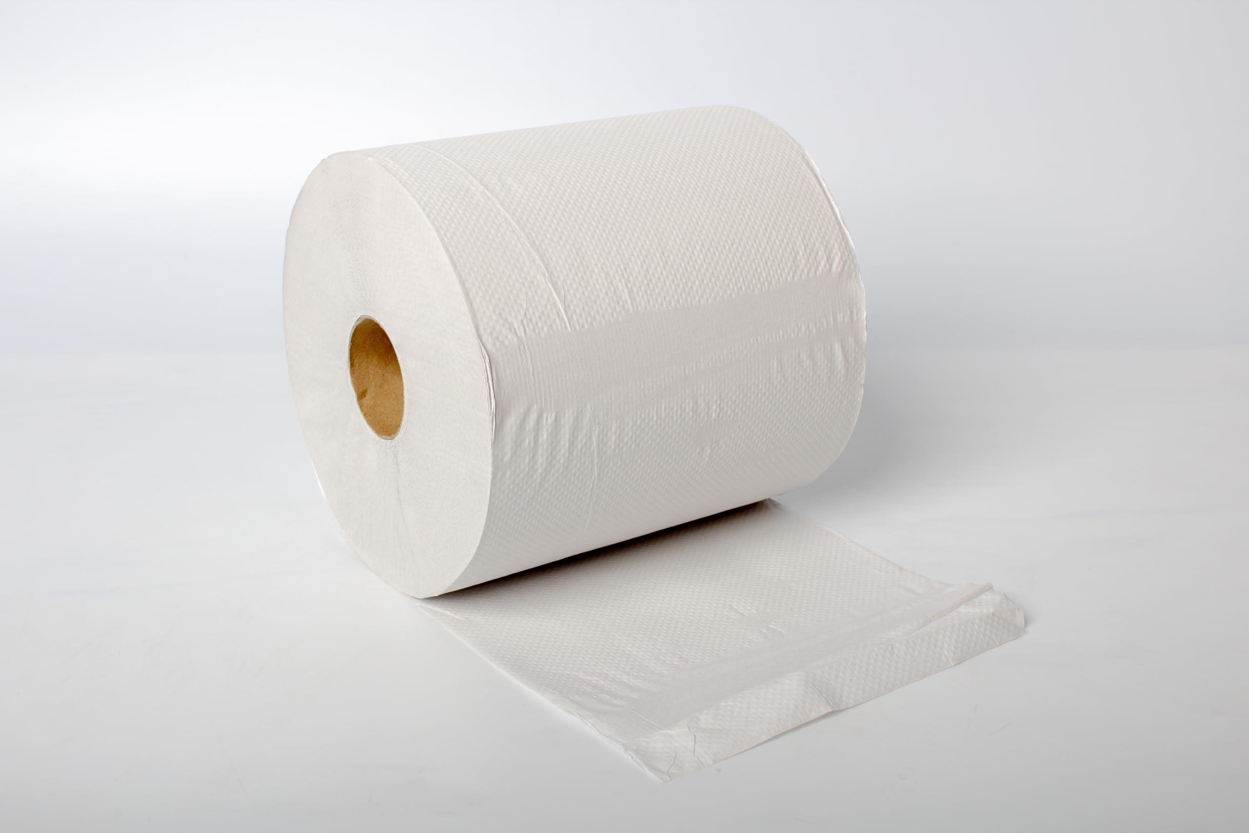 Karat Commercial Paper Towel Rolls, Absorbent & Sturdy for High Traffic Areas, White (Pack of 6) - Image 5