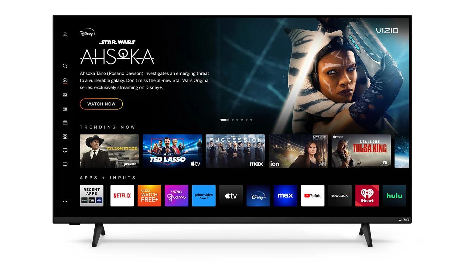 VIZIO V-Series 50 Inch 4K UHD LED Smart TV, Bluetooth Capable, with Dolby Vision HDR HDR10+ HLG, DTS Virtual X, WiFi 6 Dual-Band, HDMI VRR and IQ Active (V4K50C-0809)