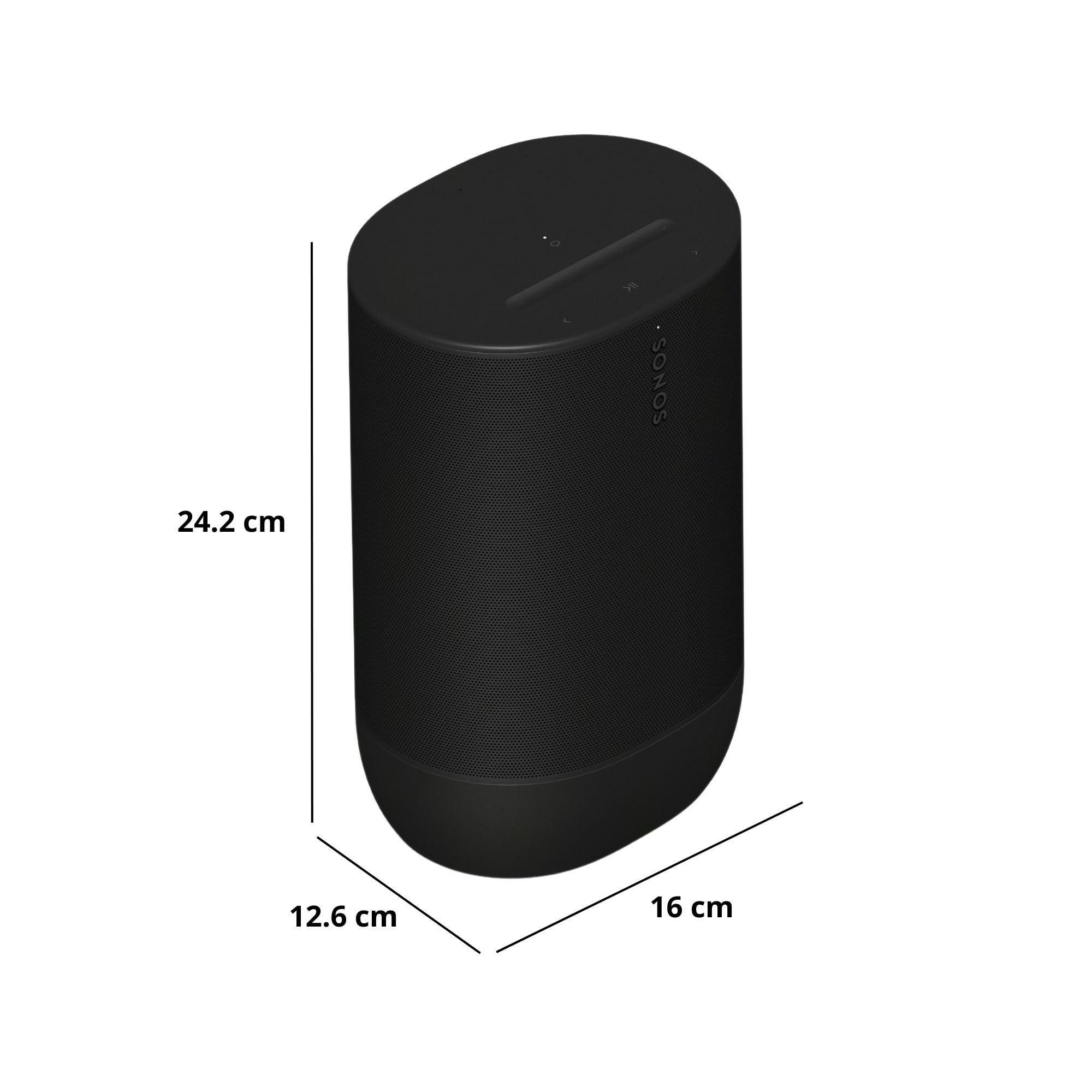 Sonos Move 2 - Black - Wireless Portable Bluetooth Speaker - Image 3