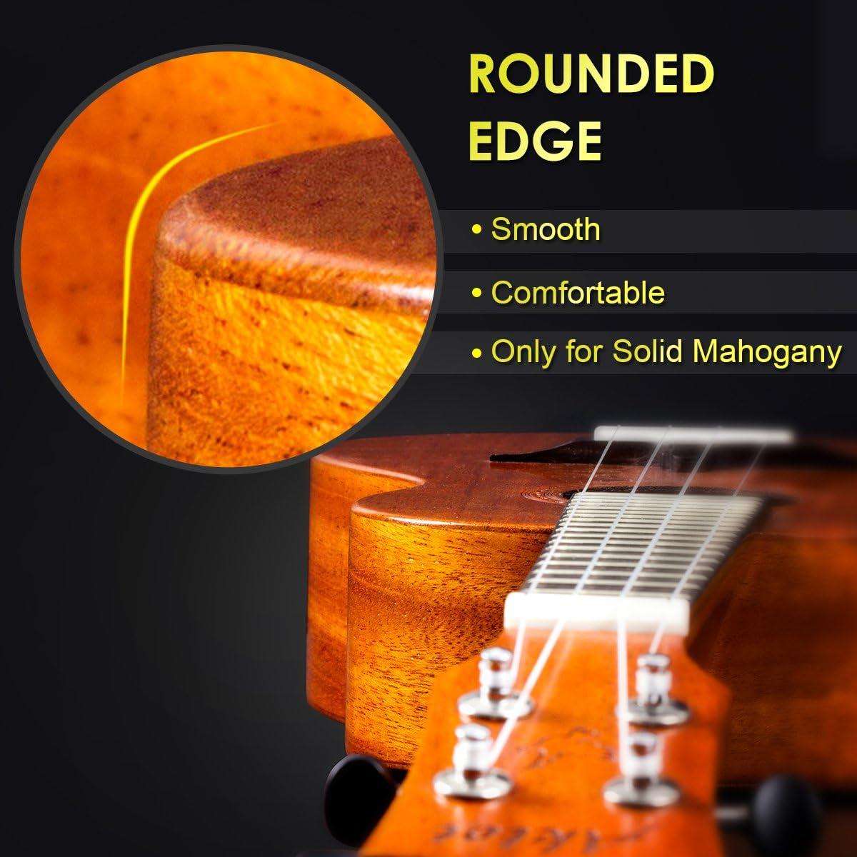 Ukulele, AKLOT Concert Ukelele Solid Mahogany 23 inch for Professional Beginners Adults Kit with Free Online Courses and Uke Accessories, AKC23 - Image 3