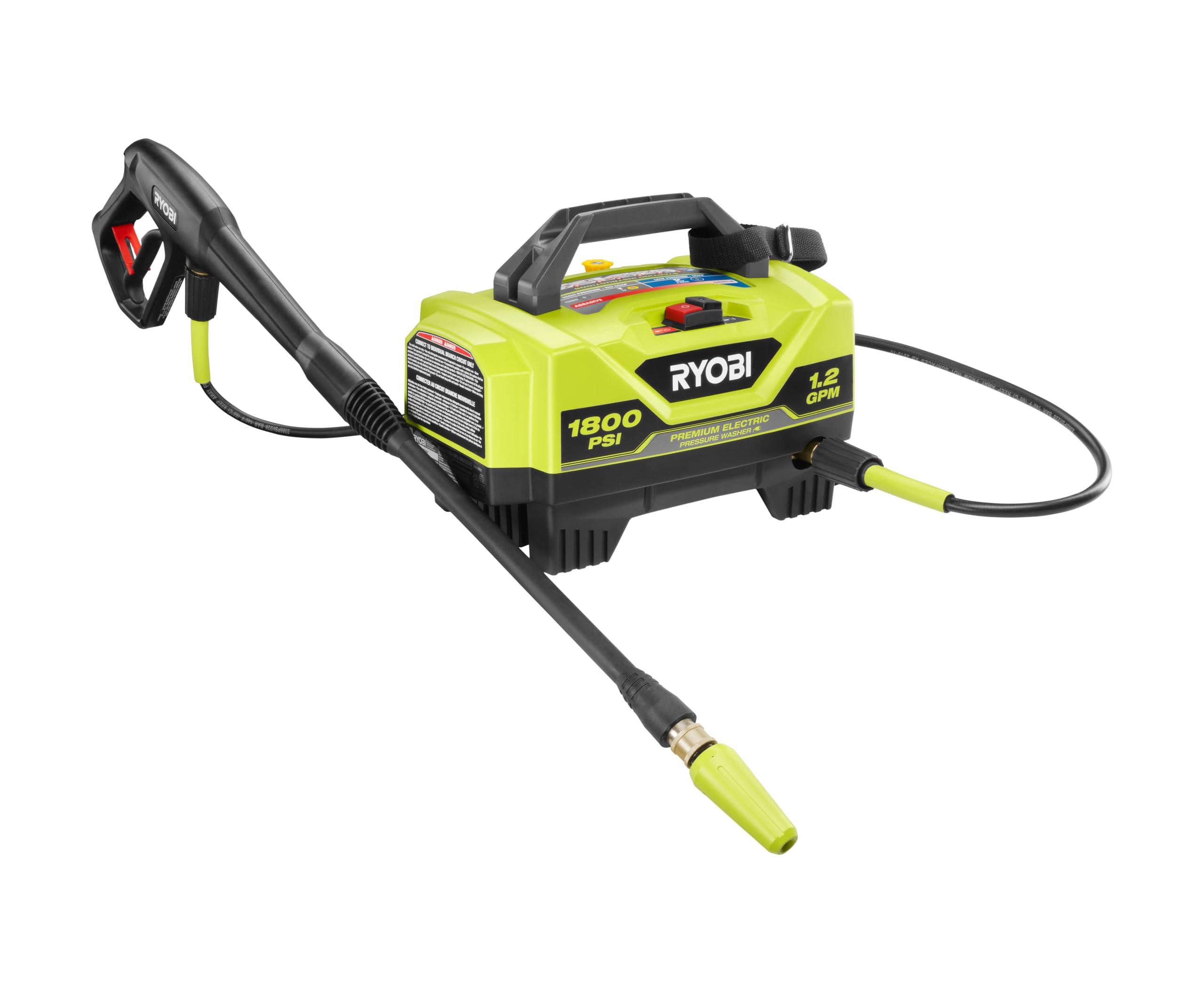 RYOBI 1,800 PSI 1.2 GPM Electric Pressure Washer, RY141820VNM - Image 5